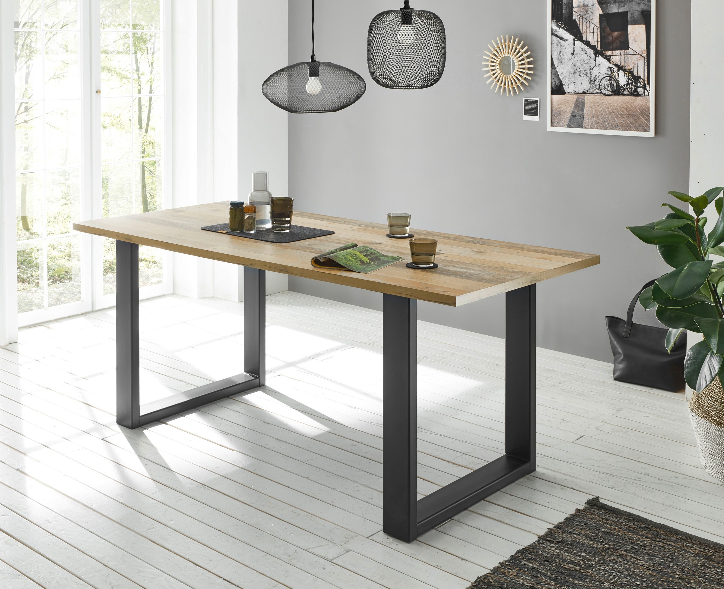 Home affaire Esstisch »SHERWOOD«, in modernem Holz Dekor, Breite 180 cm günstig online kaufen