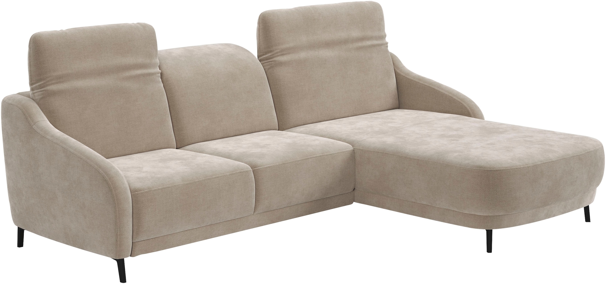 sit&more Ecksofa »Blues L-Form«, wahlweise mit Klapptisch und USB günstig online kaufen
