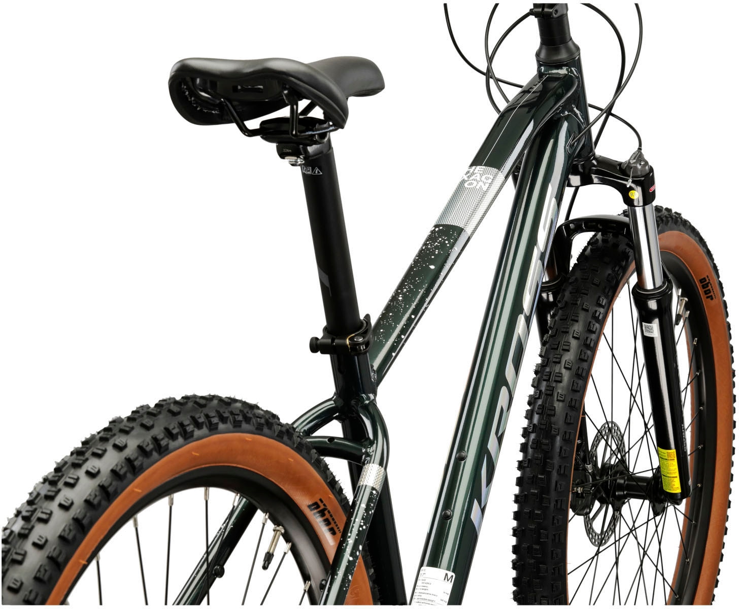 Kross Mountainbike »KROSS Mountainbike Hardtail 27.5" Hexagon 5.0 ULT.RA grün 18 Gänge« 18 Gang Shimano CUES U3020 Schaltwerk Kettenschaltung