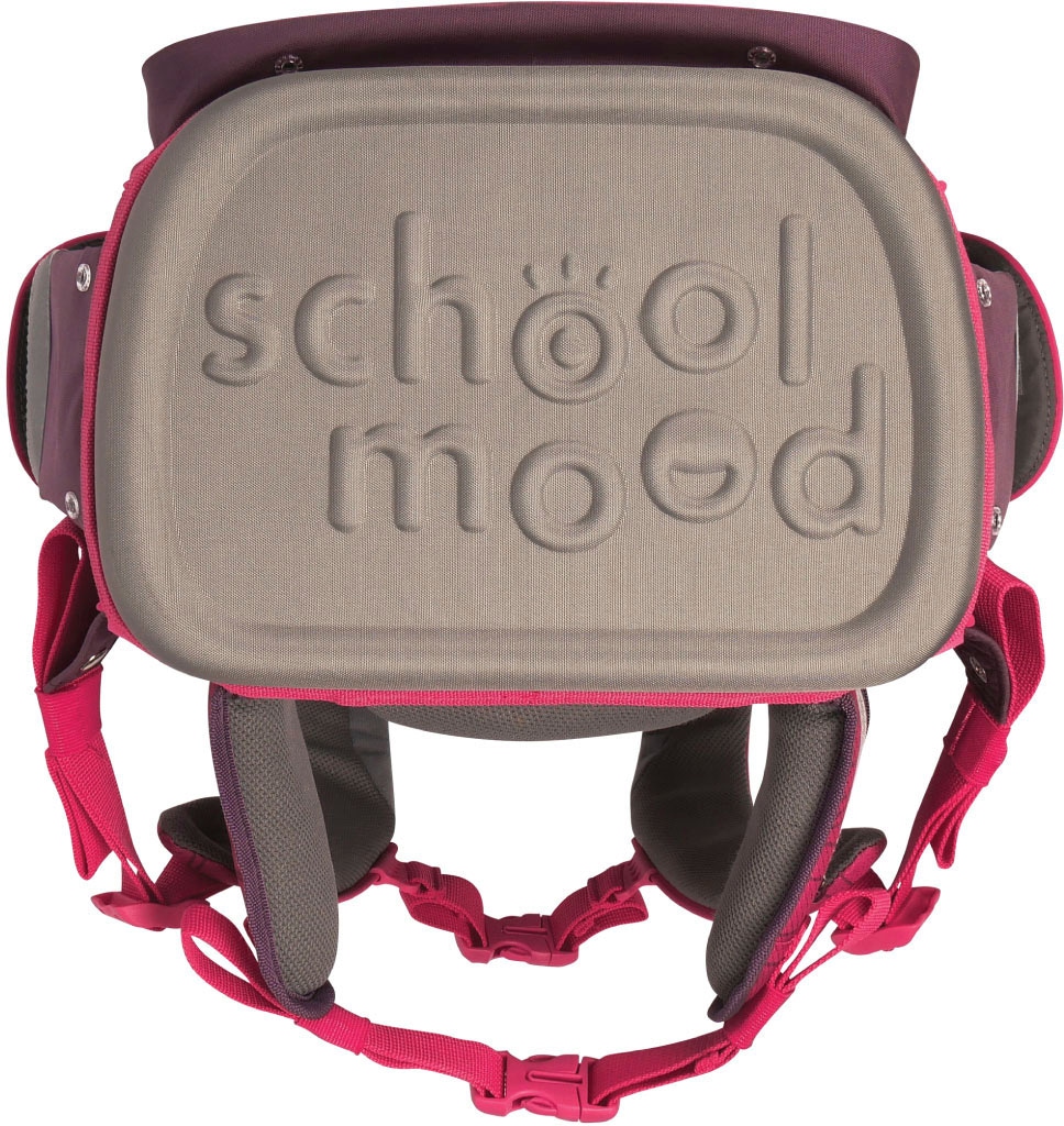 SCHOOL-MOOD® Schulranzen »Timeless, Luisa (Einhorn)«, retroreflektierende Flächen, mit LED-Patchy; aus recyceltem Material