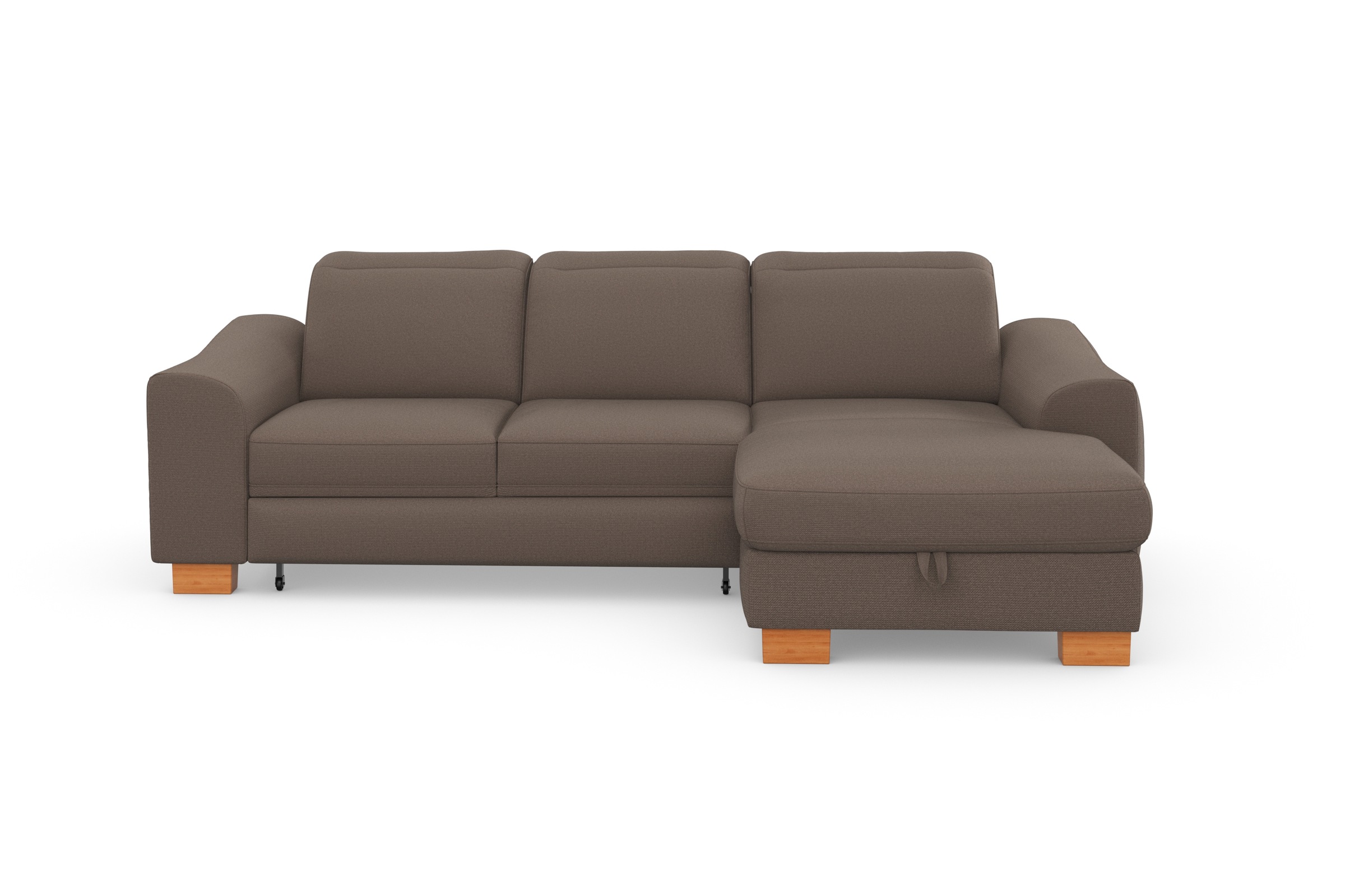 sit&more Ecksofa »Dundee L-Form«, mit Federkern und Massivholzfüßen, wahlwe günstig online kaufen