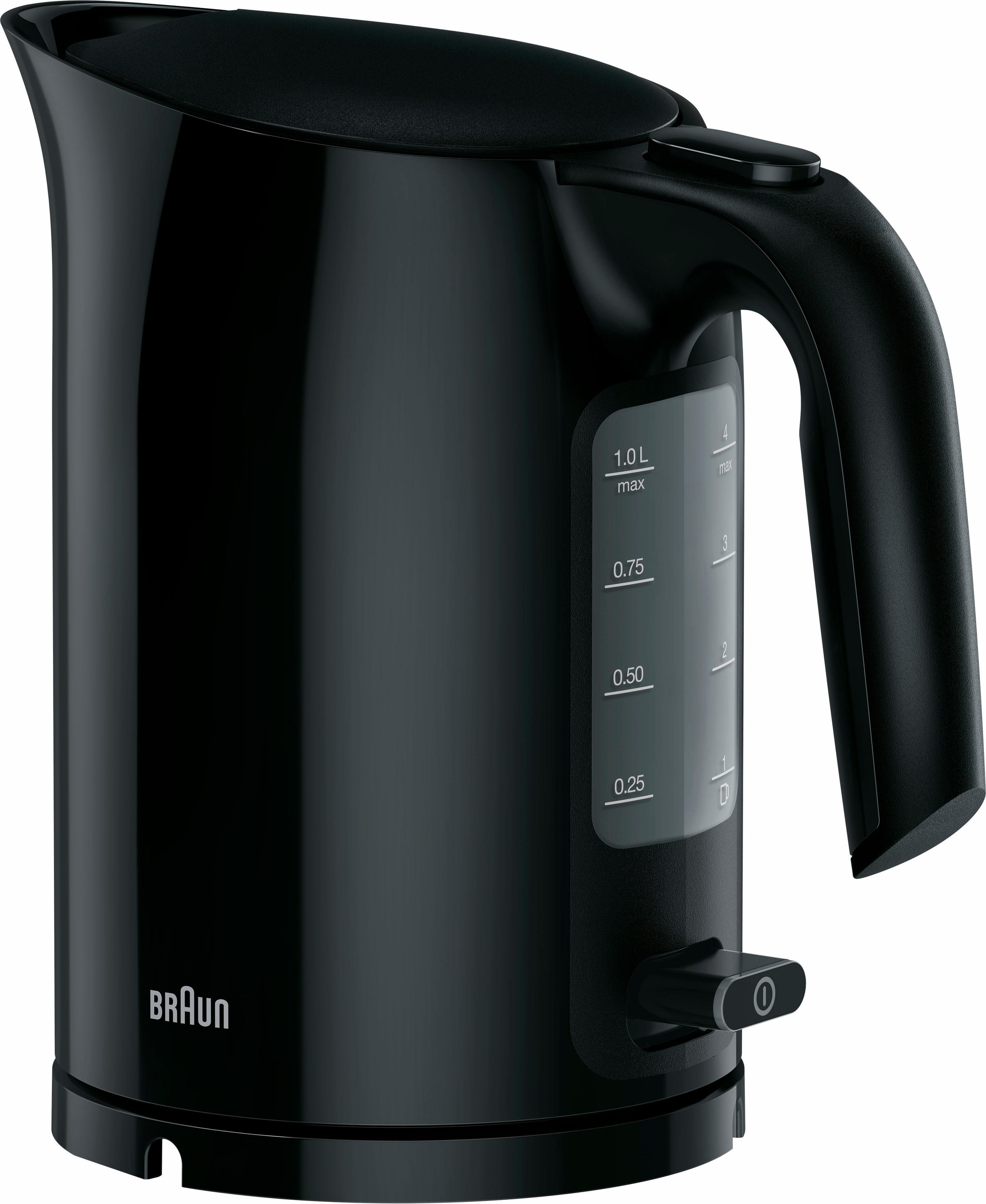 Braun Wasserkocher »WK 3000 BK«, 1 l, 2200 W