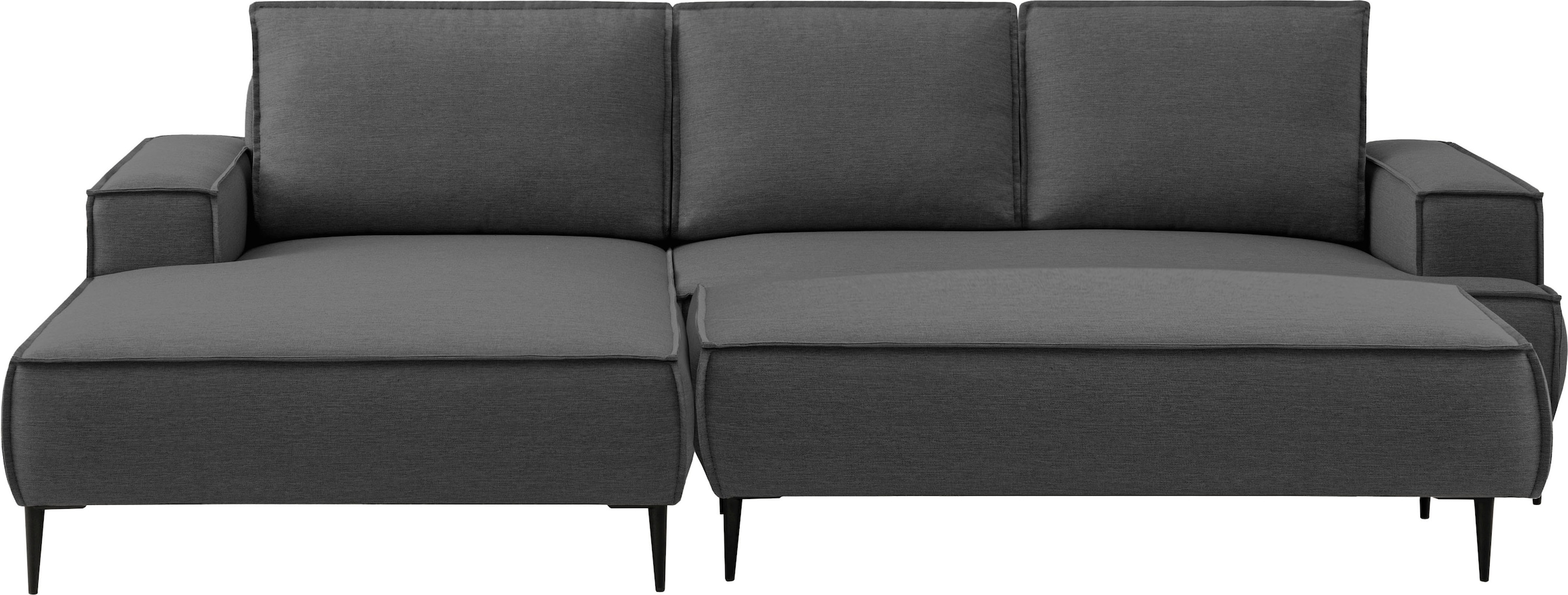 andas Sitzgruppe »TVINNU, Polsterecke L-Form, Schlaffunktion, mit Hocker«, (Set, 2 tlg.), stellbar zum Schlafsofa (Krokodilverbinder)