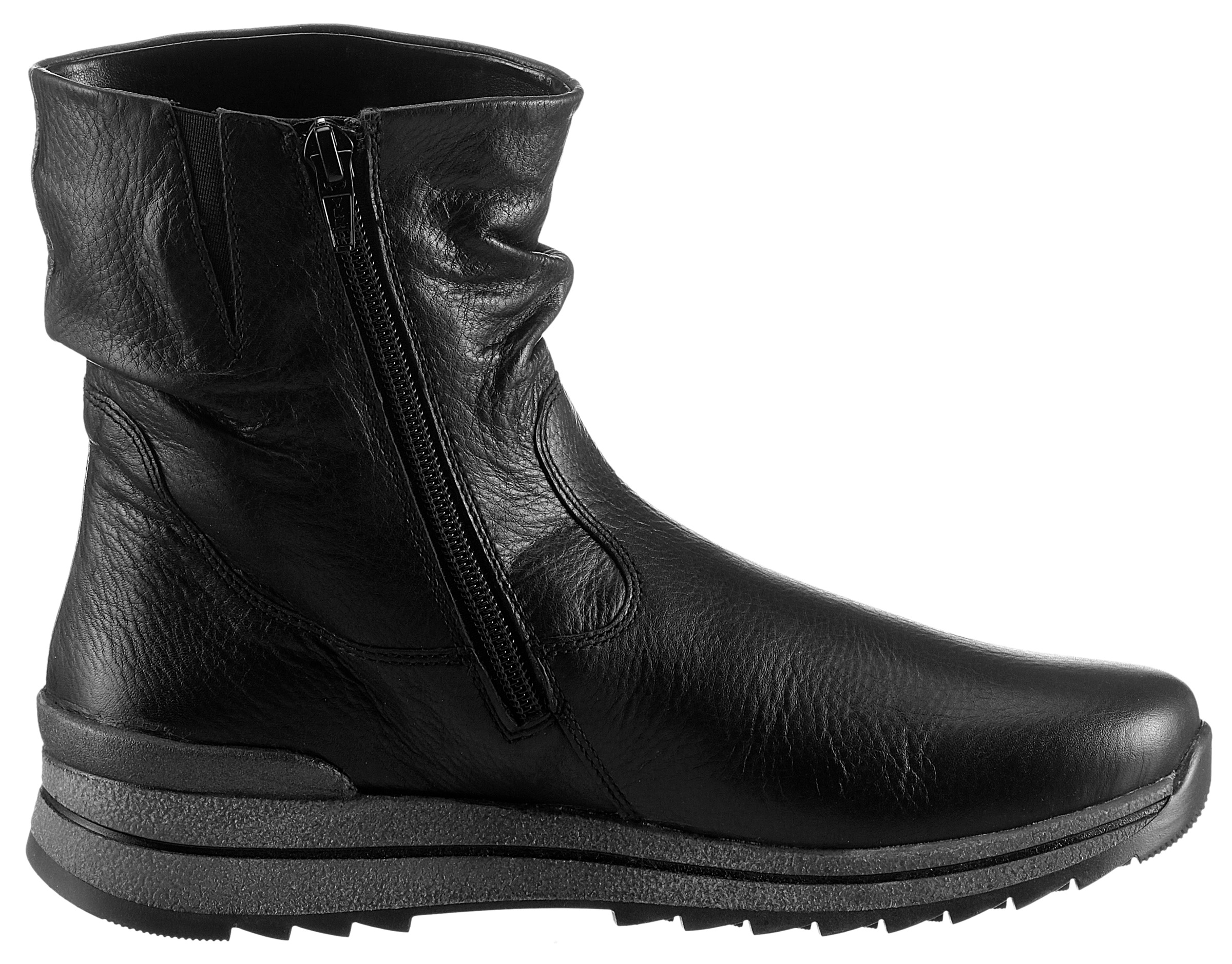 Ara Schlupfboots »OSAKA«, Stiefelette, Keilabsatz, Casual-Boots in Komfortweite H = sehr weit