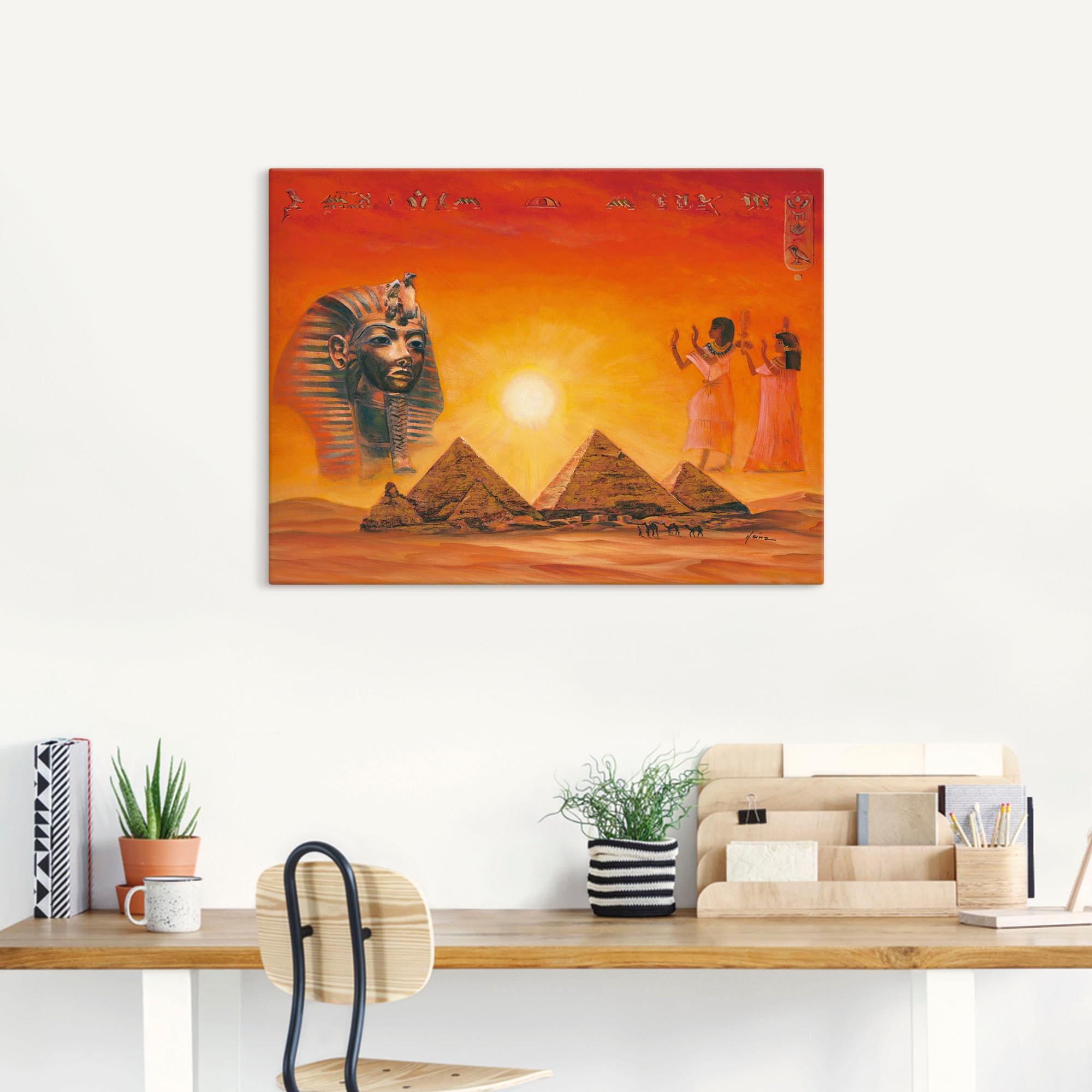 Artland Wandbild »Ägyptische Impressionen«, Afrika, (1 St.), als Alubild, O günstig online kaufen