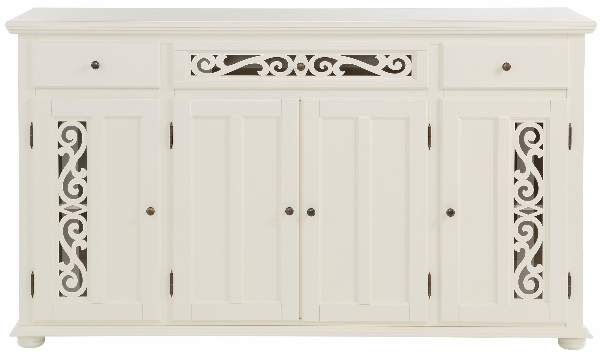 Home affaire Sideboard »Arabeske«, Kommode mit dekorativen Fräsungen, Breit günstig online kaufen
