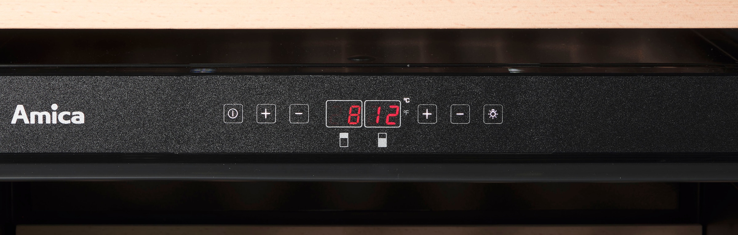 Amica Einbauweinkühlschrank »WCB2K60B36.1 / WK 341 212 S«, für 37 St. Standardflaschen á 075l