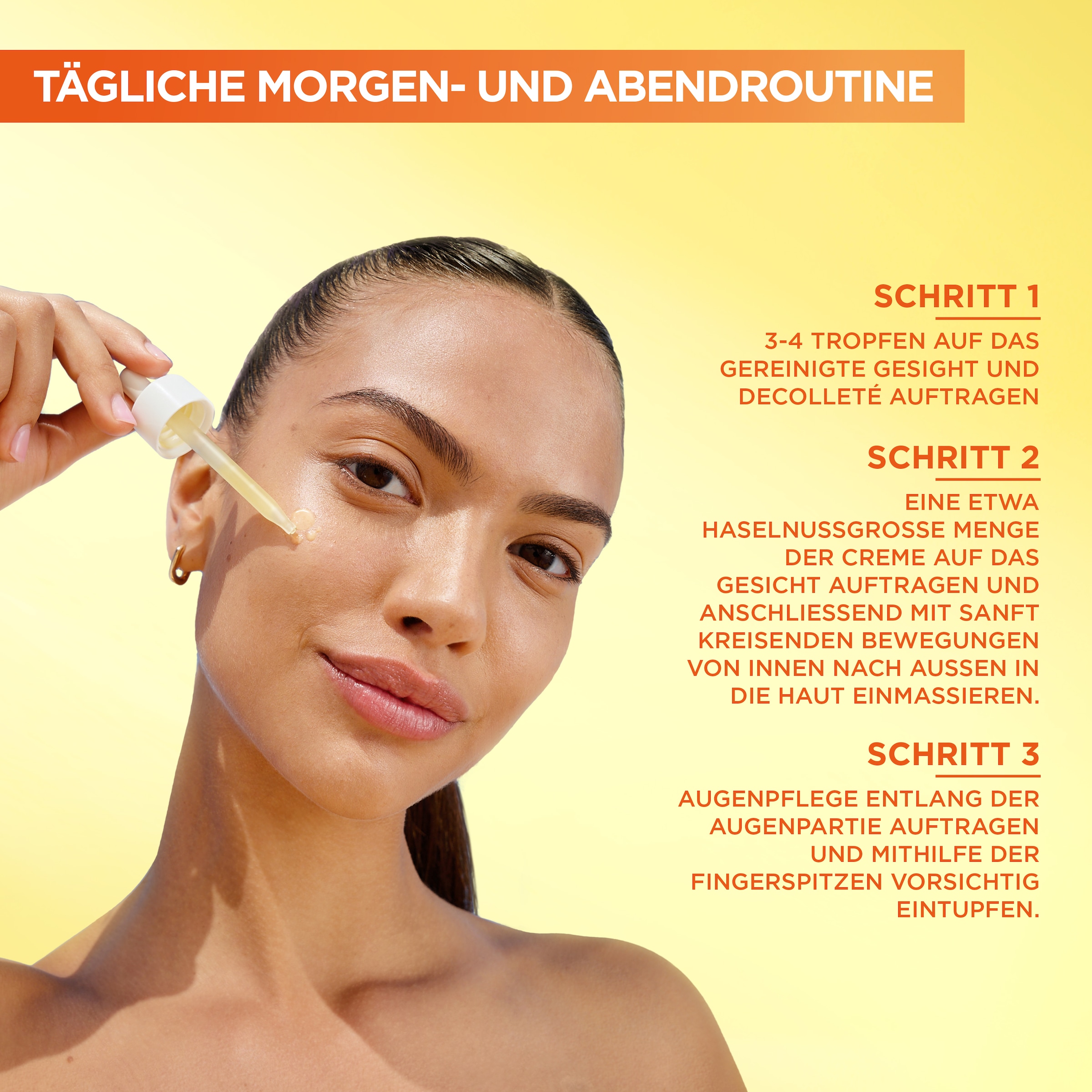 GARNIER Gesichtspflege-Set »SKIN ACTIVE MAX GLOW BOOSTER SET« mit Vitamin C