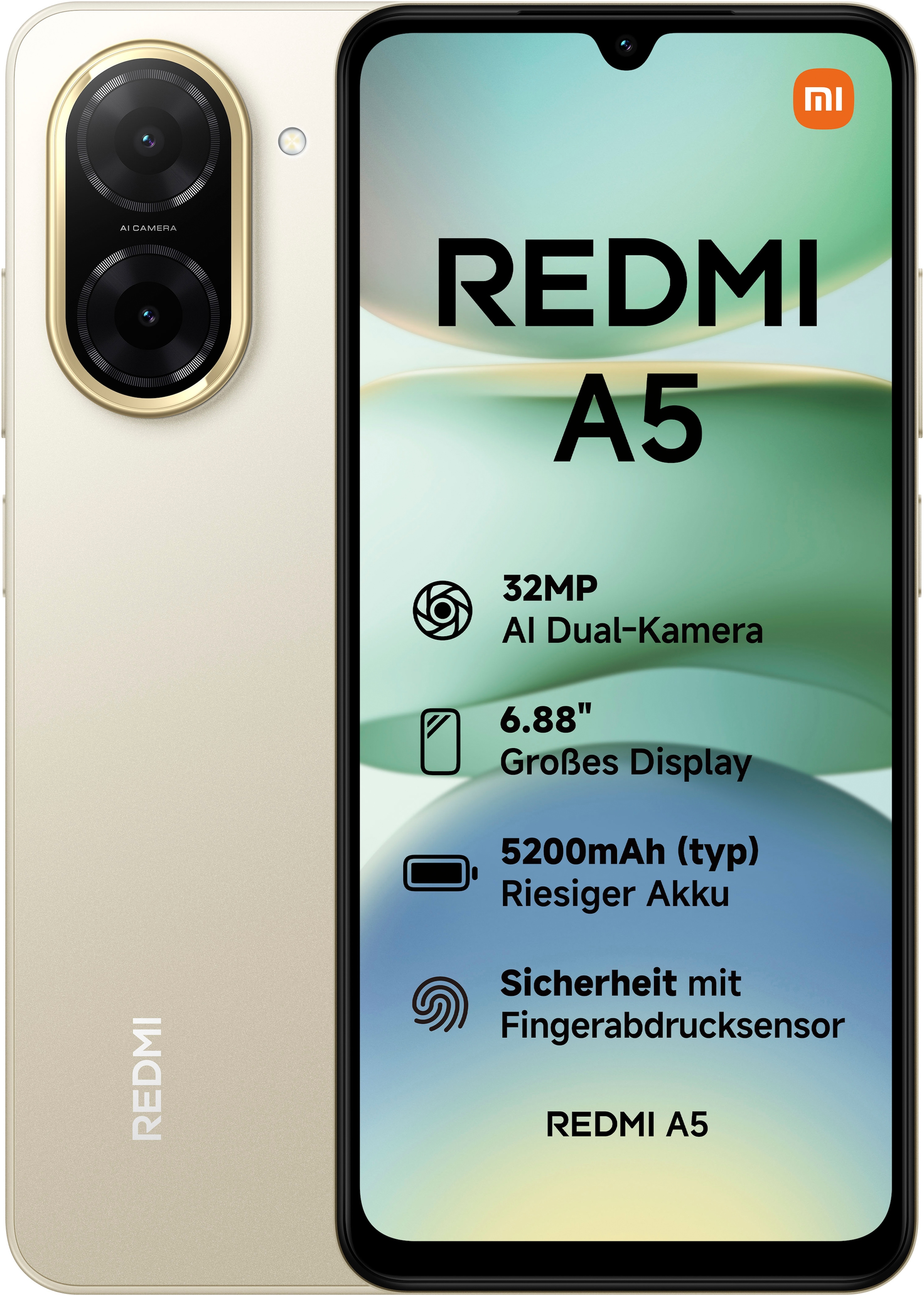 XIAOMI Smartphone »Redmi A5« gold gold LTE, WLAN, Bluetooth