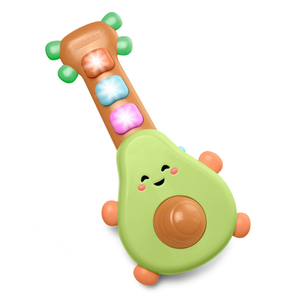 Skip Hop Spielzeug-Musikinstrument »Rock-A-Mole Avocado Gitarre«