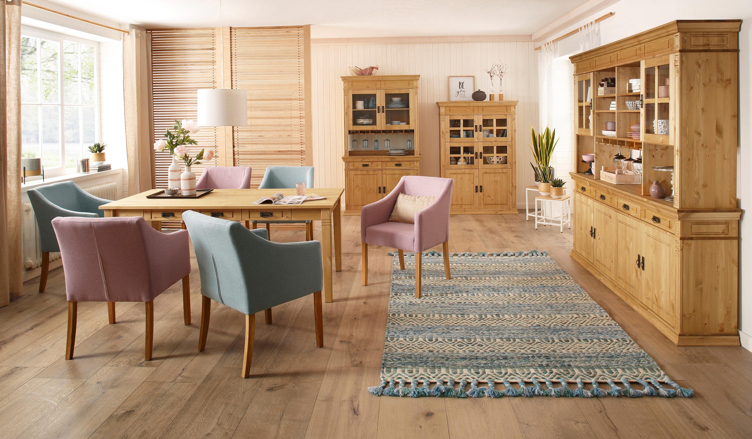 Home affaire Sideboard »Vinales«, Kommode im klassischen Landhausstil, Breite 202 cm
