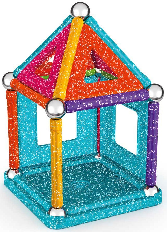 Geomag™ Magnetspielbausteine »GEOMAG™ Glitter Panels, Recycled«, (35 St.), aus recyceltem Material; Made in Europe