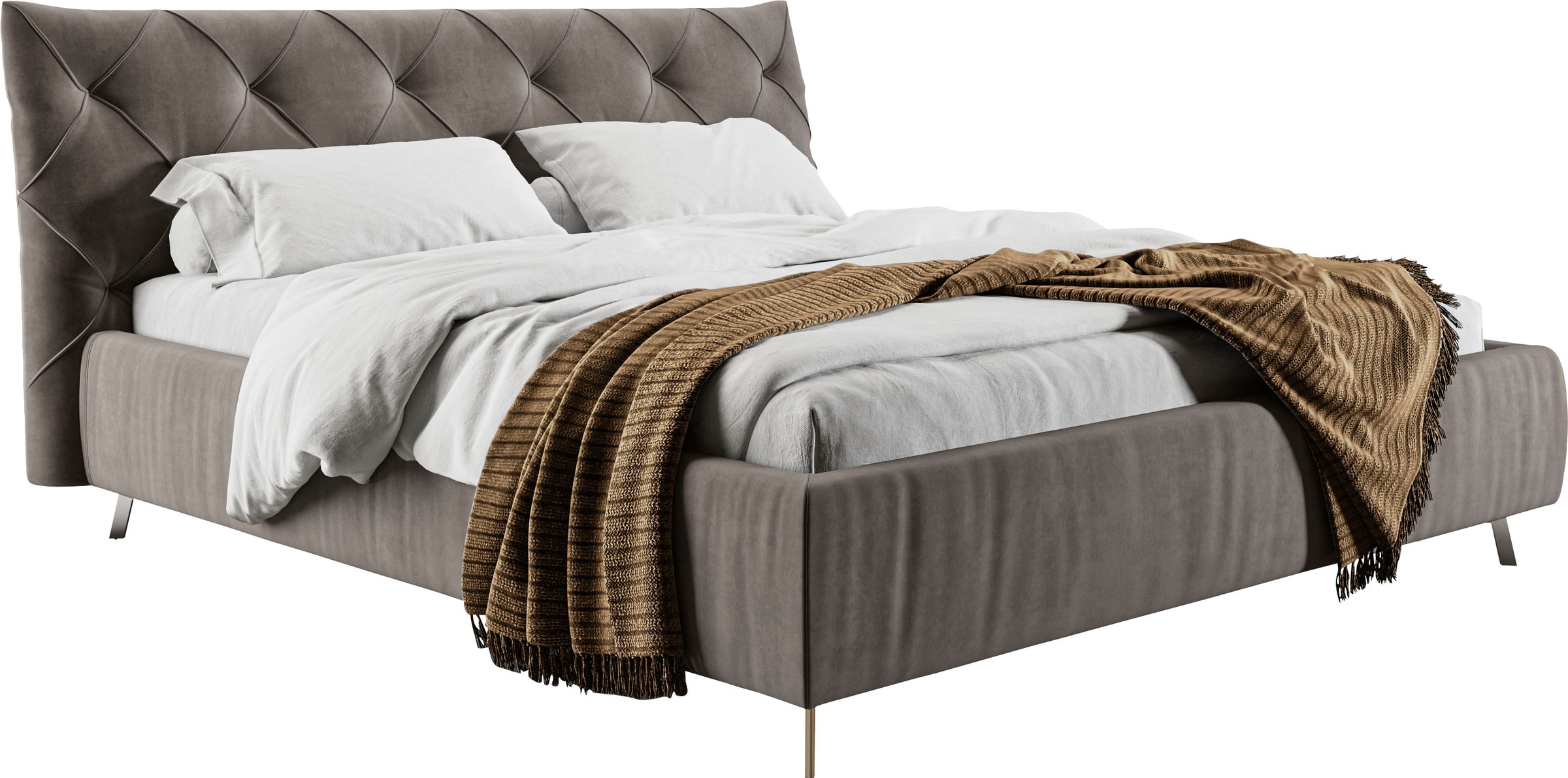 Home affaire Polsterbett »Elloree in 4 Breiten bis 200cm, auch in Leder« Ko günstig online kaufen