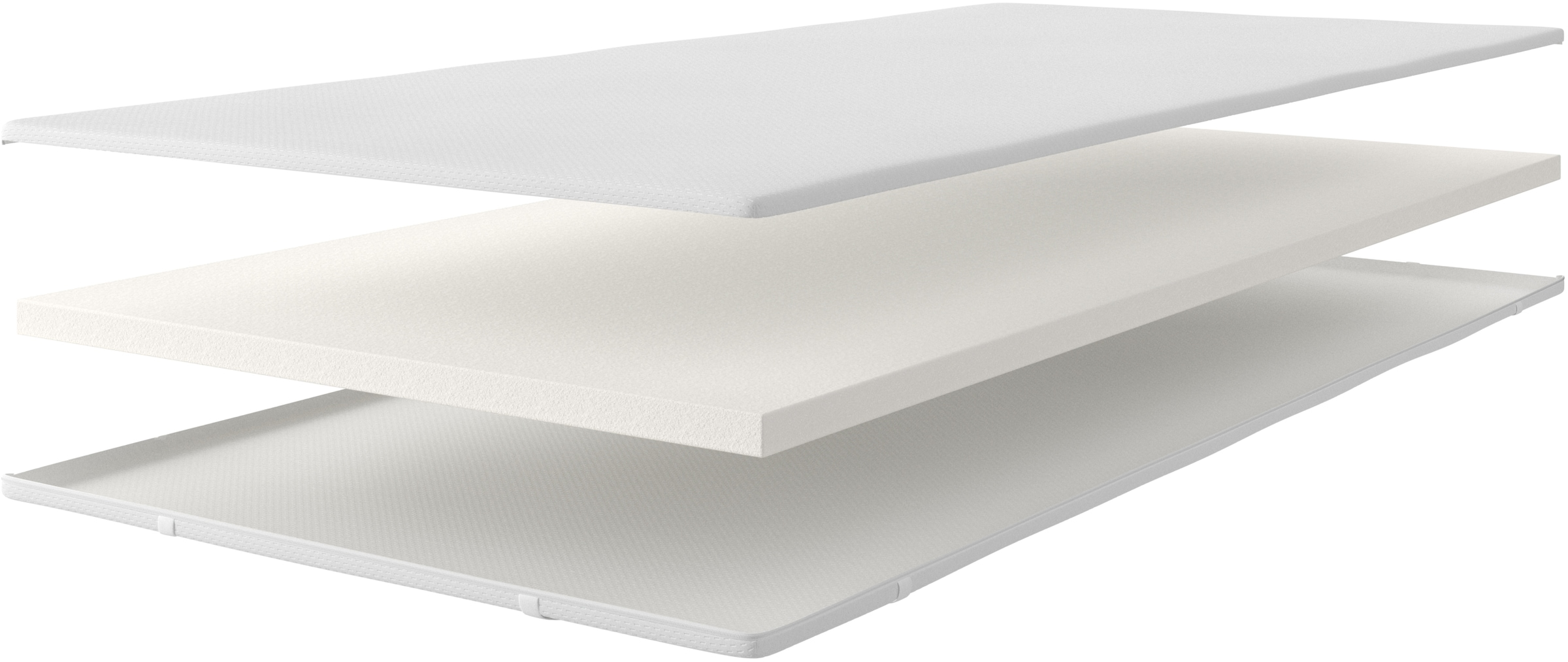 my home Topper »Queens für Matratzen & Boxspringbetten in 90x200 und weiteren Größen«, (1 St.), Visco-Topper mit feuchtigkeitsregulierendem TENCEL™ Lyocell-Bezug