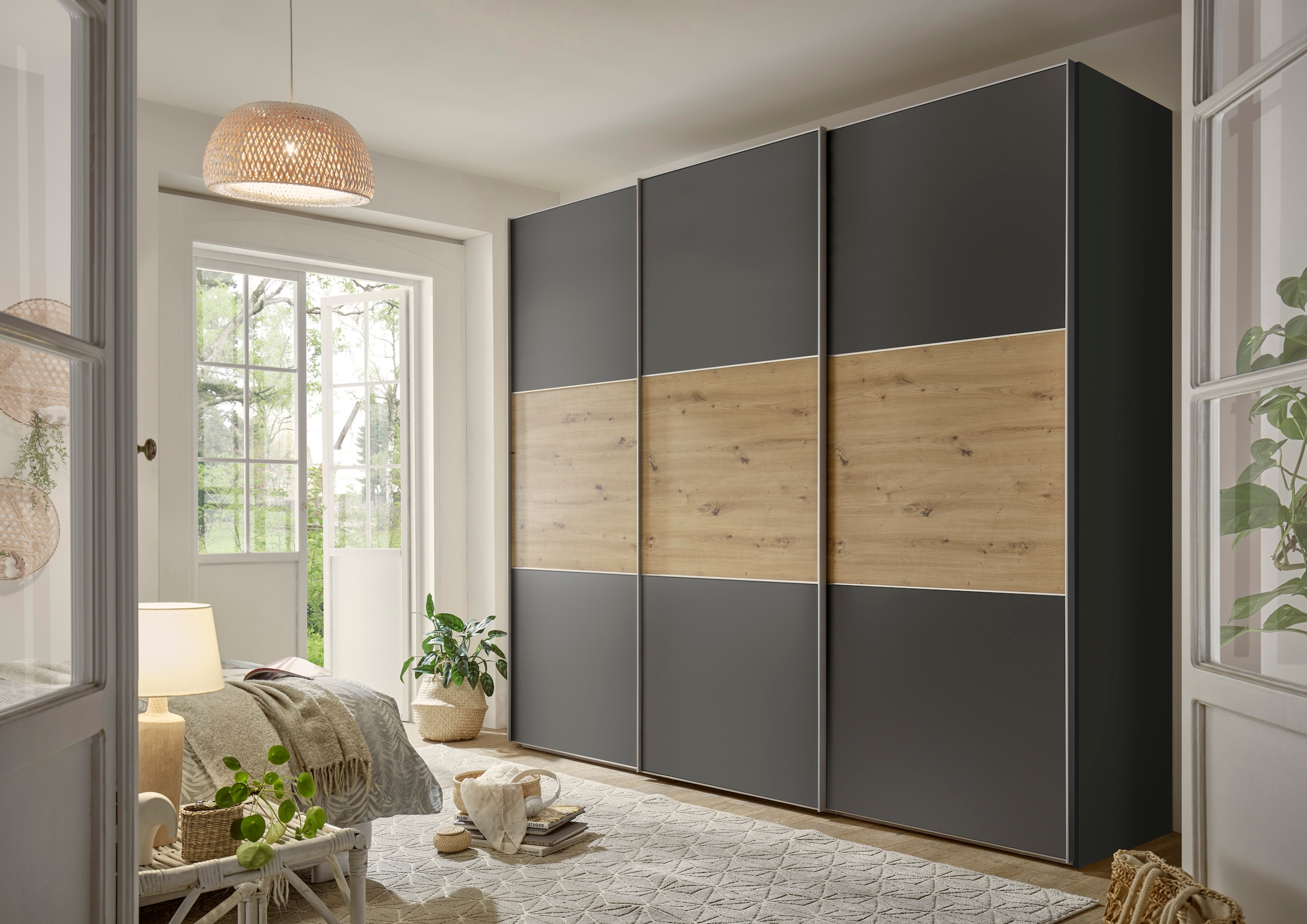 STAUD Schwebetürenschrank »Includo, Made in Germany« Mit vier verschiedenen Ausstattungsvarianten