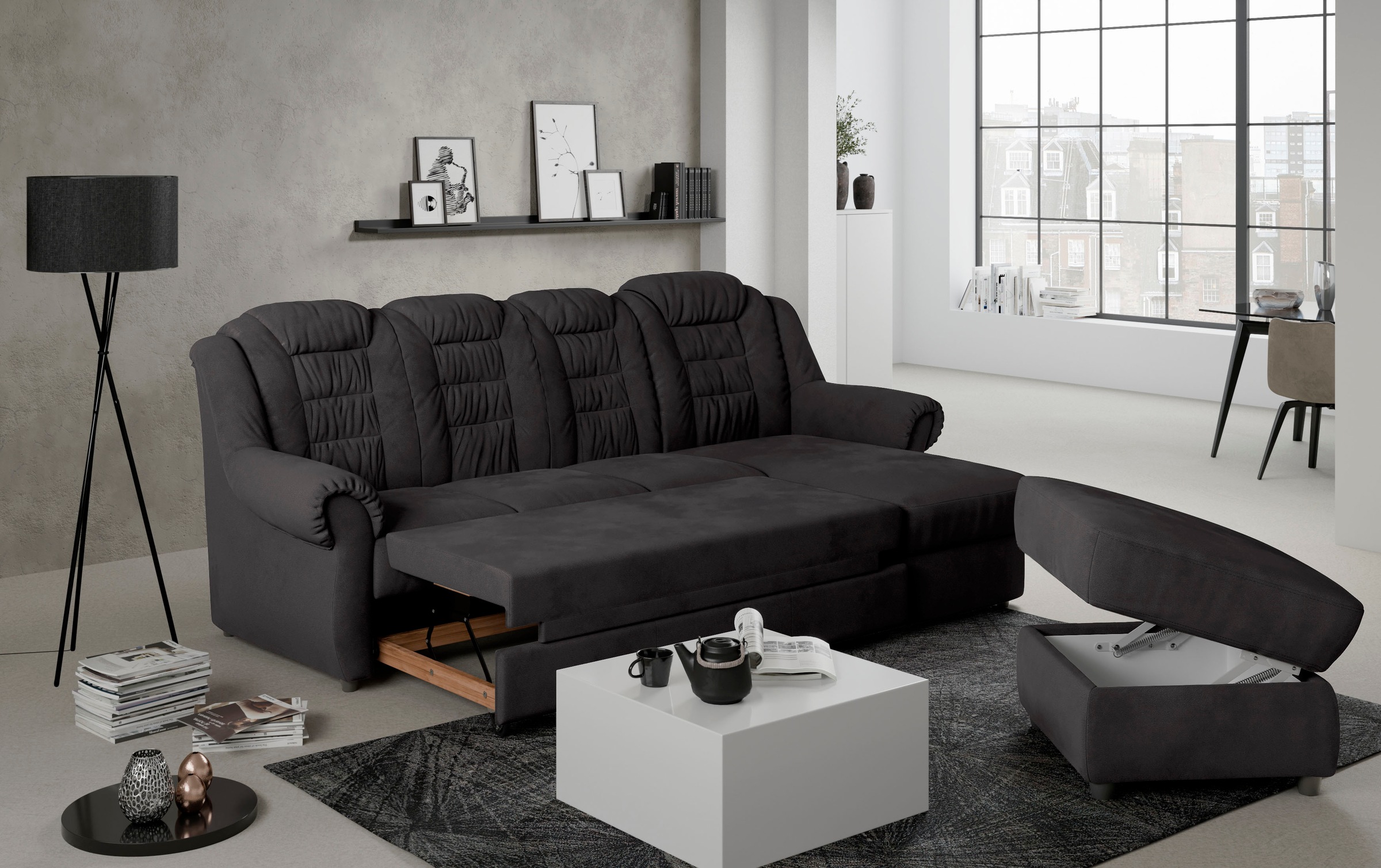 Home affaire Hocker »Boston«, mit Stauraum
