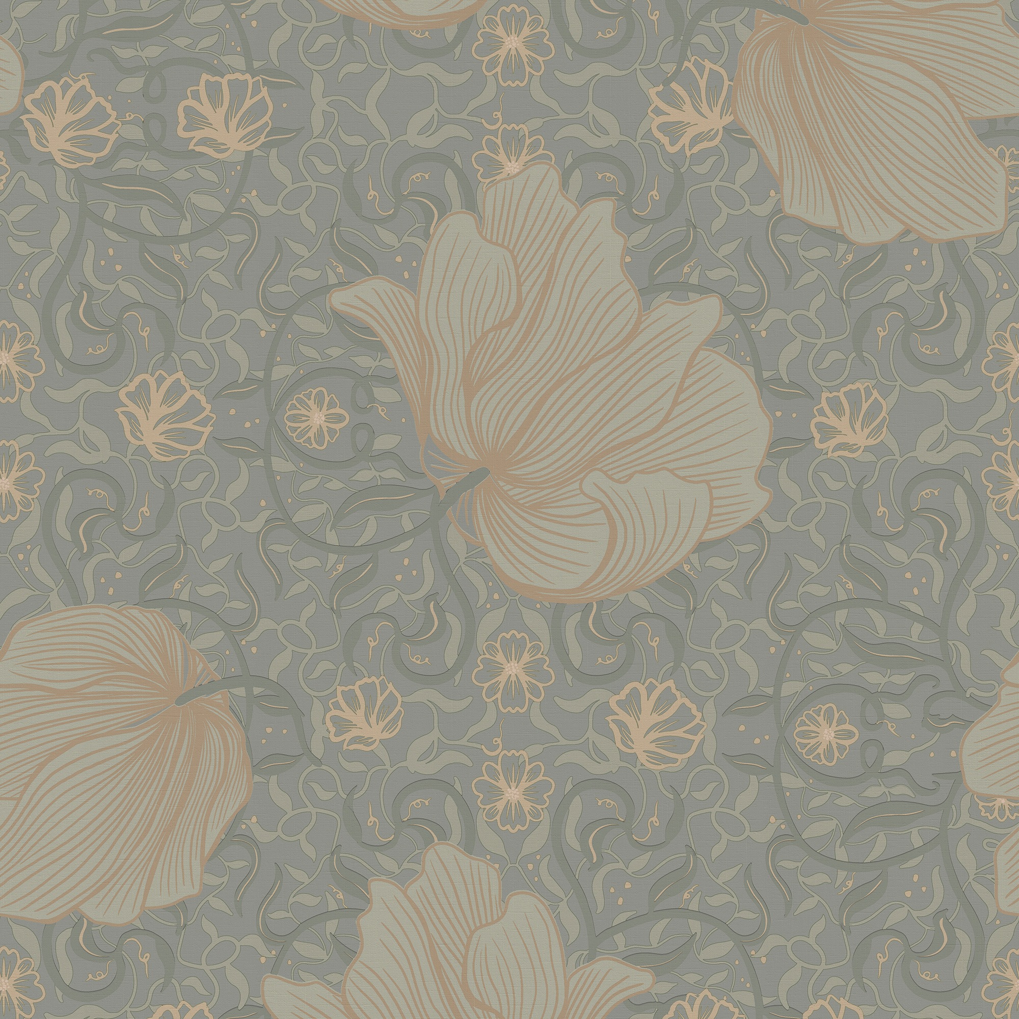 Superfresco Easy Vliestapete »Vayen« geblümt geprägt 10mx52cm (ca. 5m2) günstig online kaufen