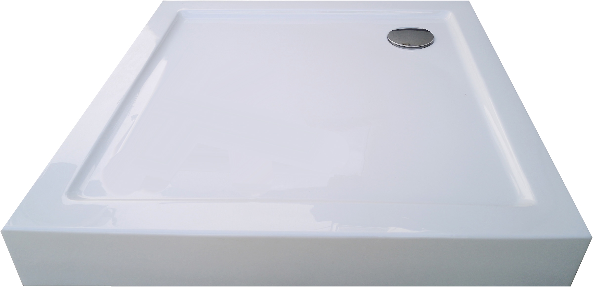 Sanotechnik Eckduschwanne LxBxH: 90x90x12cm