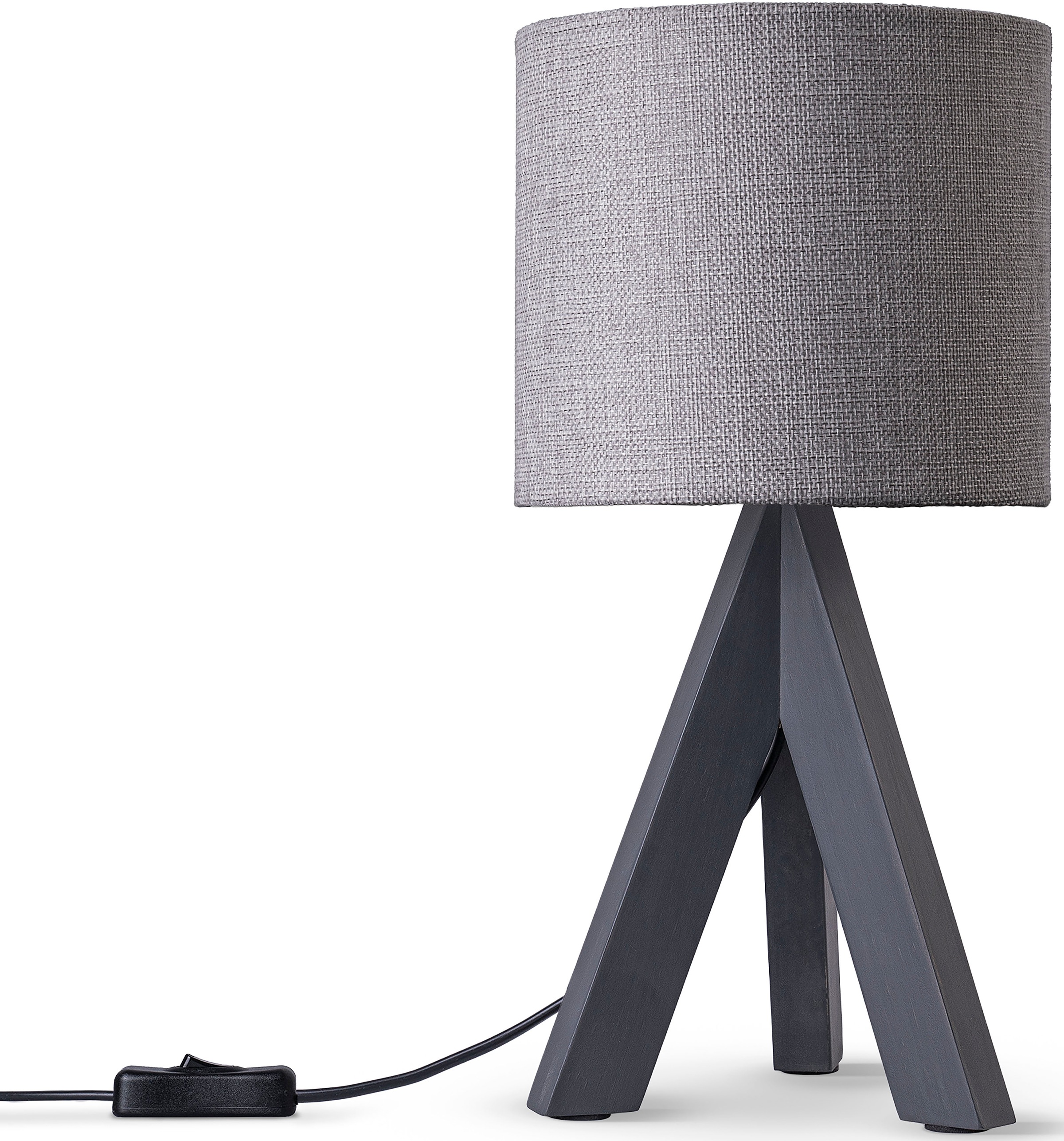 Paco Home Tischleuchte »BAJO CANVAS UNI COLOR«, 1 flammig, Leuchtmittel E14 günstig online kaufen