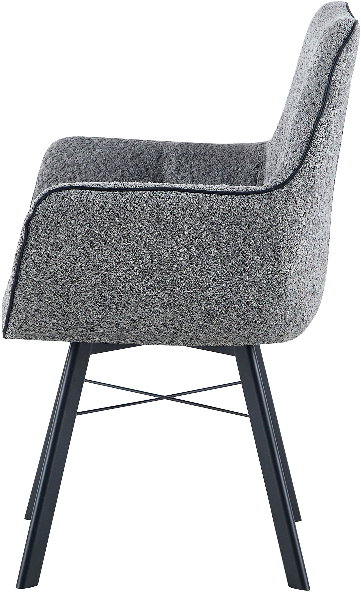 Kayoom Armlehnstuhl »Stuhl Allie 125, mit Armlehne, 180° drehbar, mit Rückholautomatik« () 1 Stk.180°-drehbar mit Auto-Rückholfunktion,einfaches Aufstehen mit Armlehne