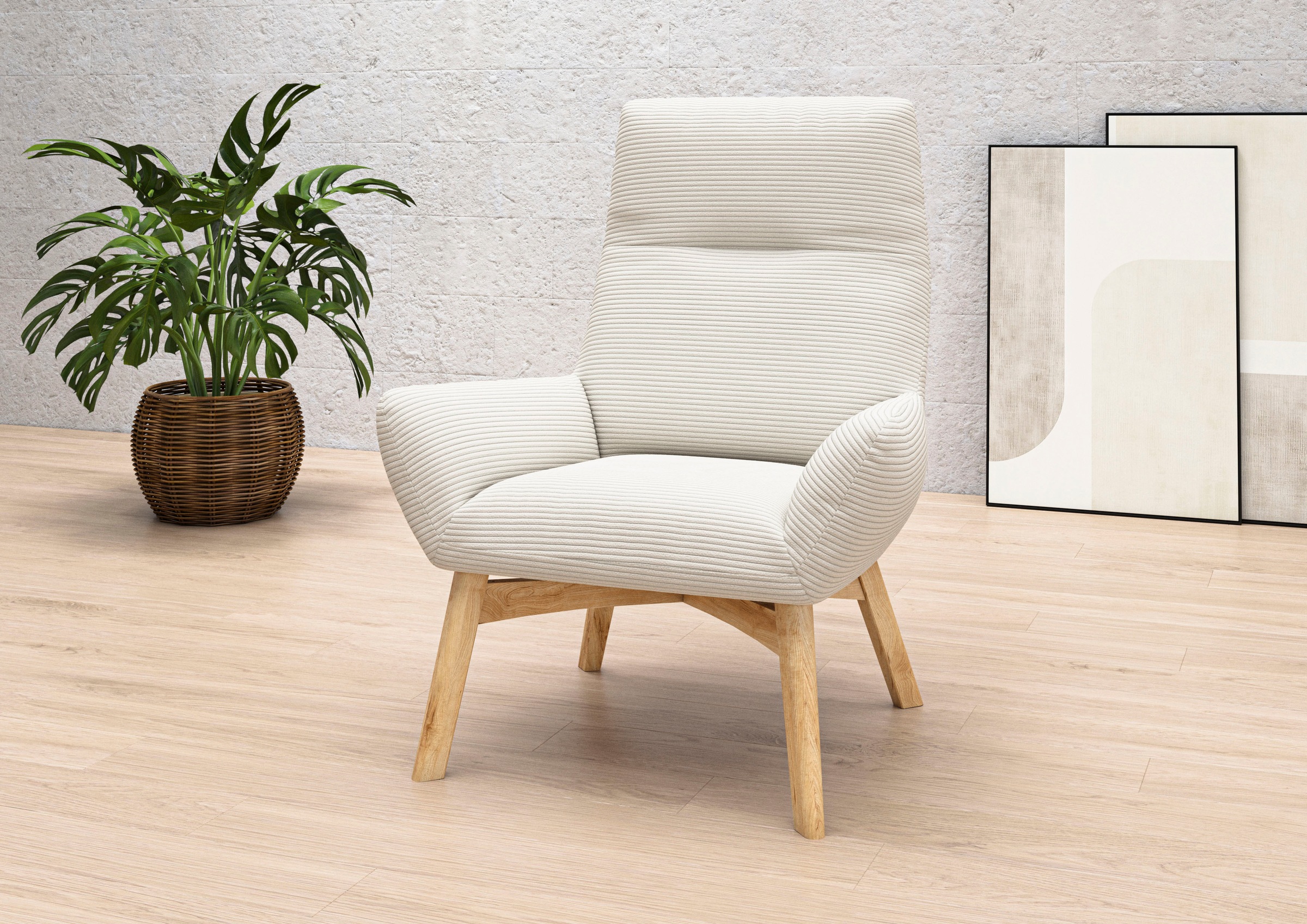 Places of Style Sessel »Basic Relaxsessel«, Extra hohe Rückenlehne