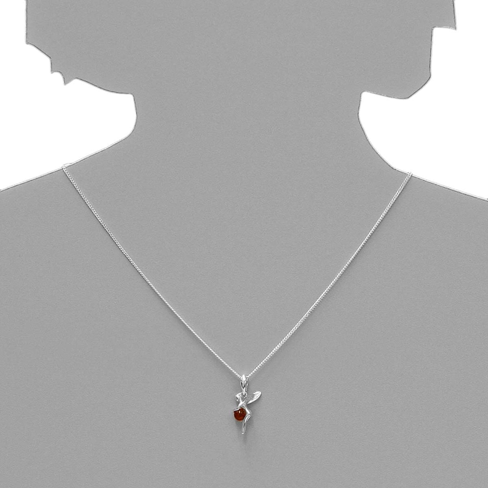 OSTSEE-SCHMUCK Kette mit Anhänger »Ostsee-Schmuck Kette mit Anhänger Elfe Kette mit Anhänger Elfe«, (2 tlg.)