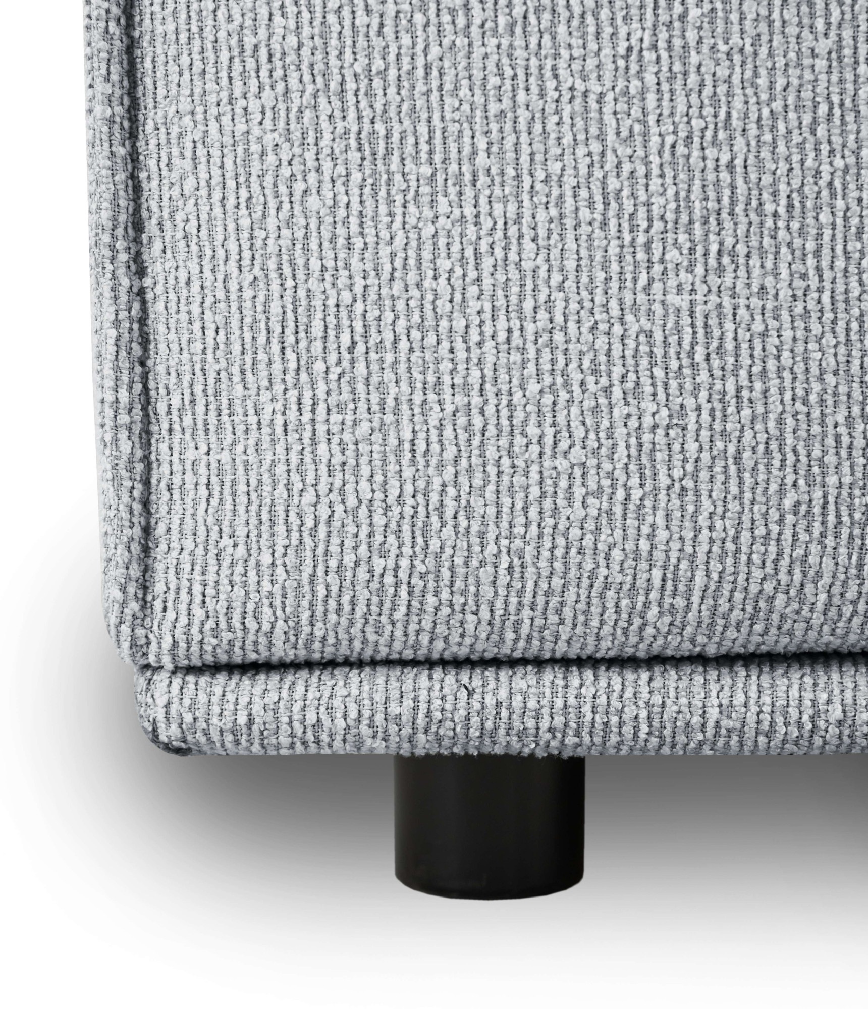 Home affaire Ecksofa »Avelin, 228 cm, L-Form, Chenille, Struktur-Boucle«, mit Wellenunterfederung, Kedernaht, bodentief, Skandi-Design