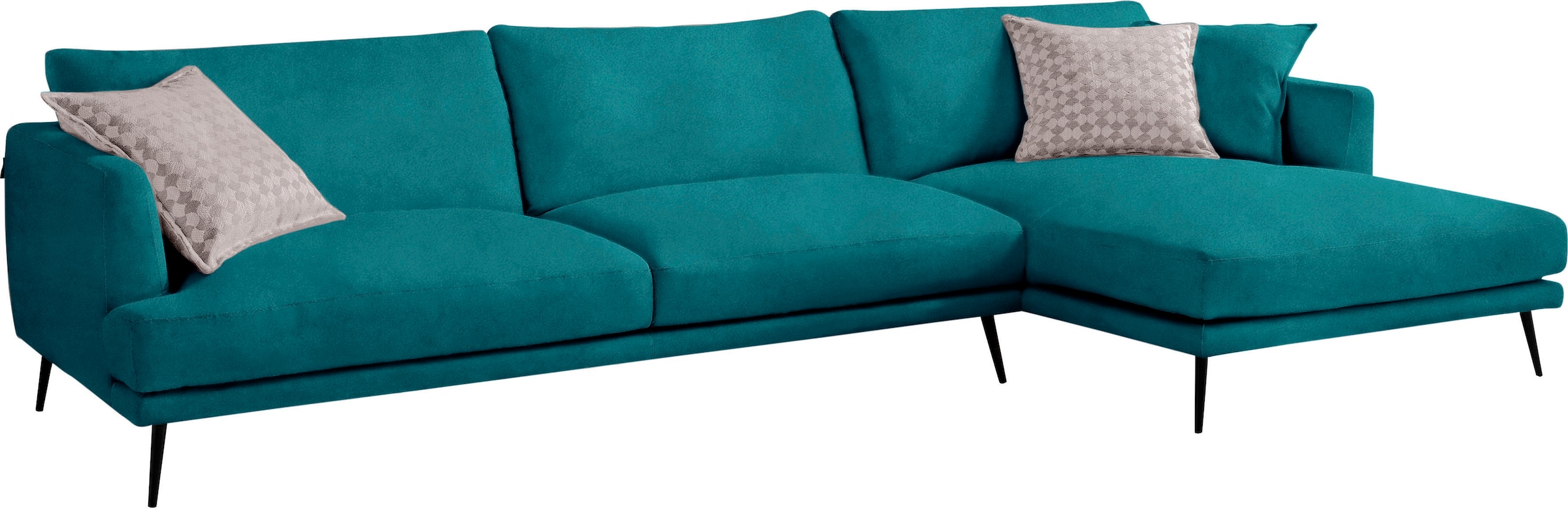 Egoitaliano Ecksofa "Sophia, Designsofa mit extrakomfortablem Sitzkomfort, günstig online kaufen