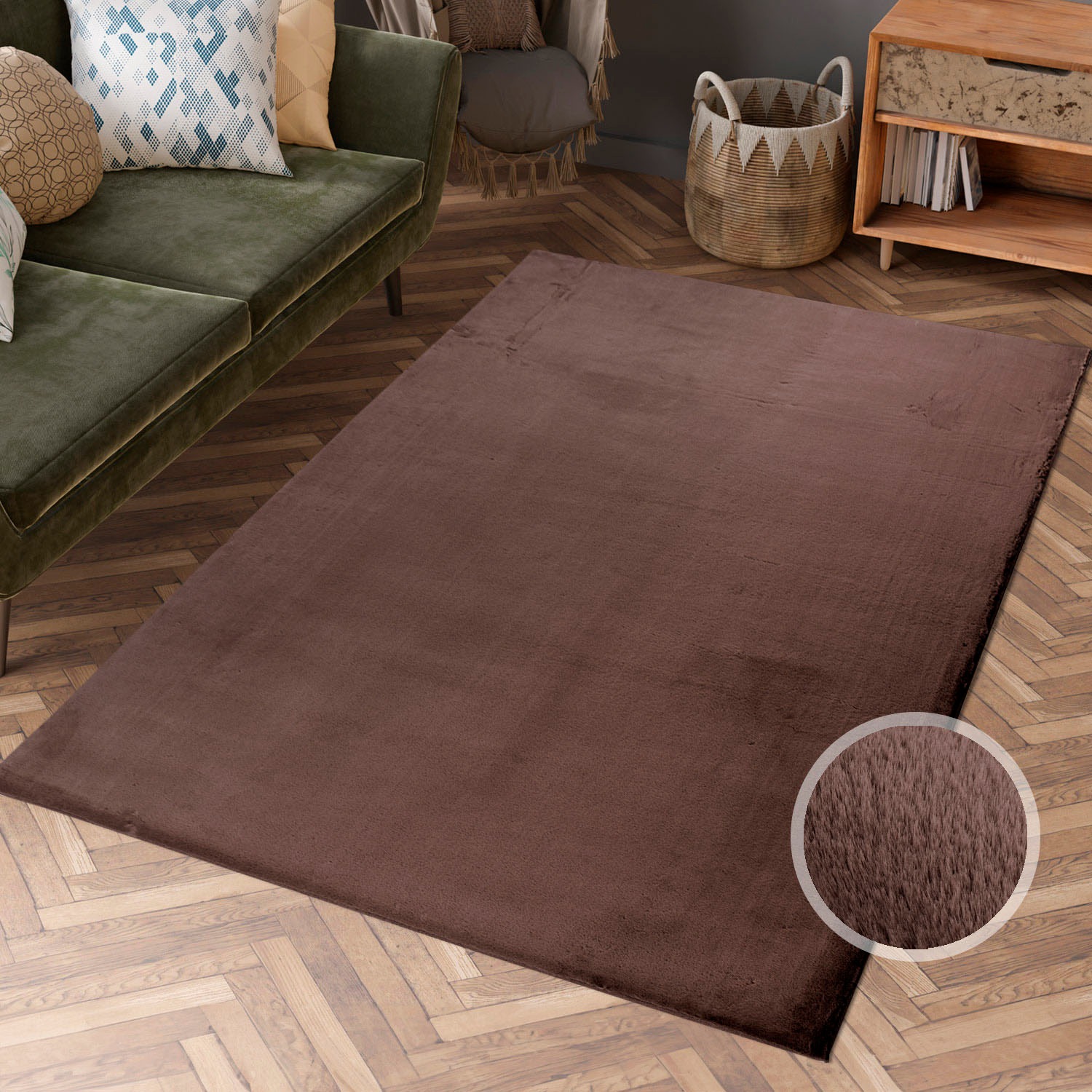 Carpet City Hochflor-Teppich »TOPIA 400«, rechteckig, 21 mm Höhe, Kunstfell günstig online kaufen