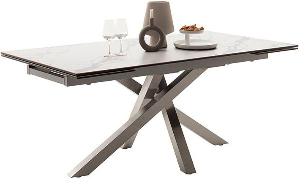 MCA furniture Esstisch »ALMIROS Auszugstisch 180-260 cm marmoriert«, (Einze günstig online kaufen