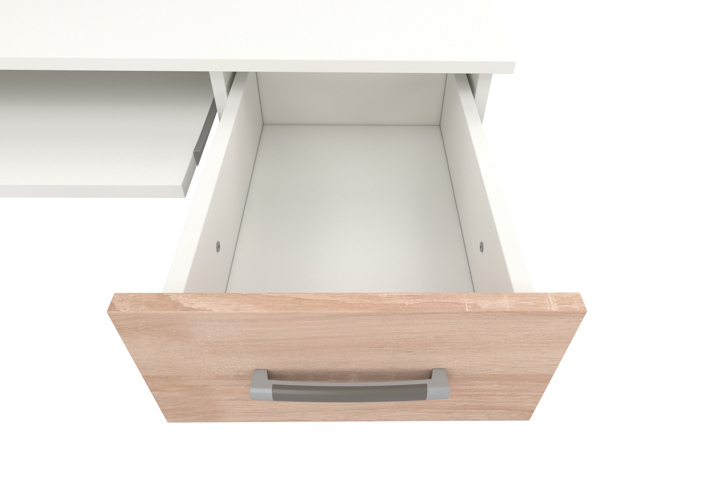 VOGL Möbelfabrik Schreibtisch »Don«, mit Tastatur- & Druckerauszug, Breite 137,5 cm, Made in Germany