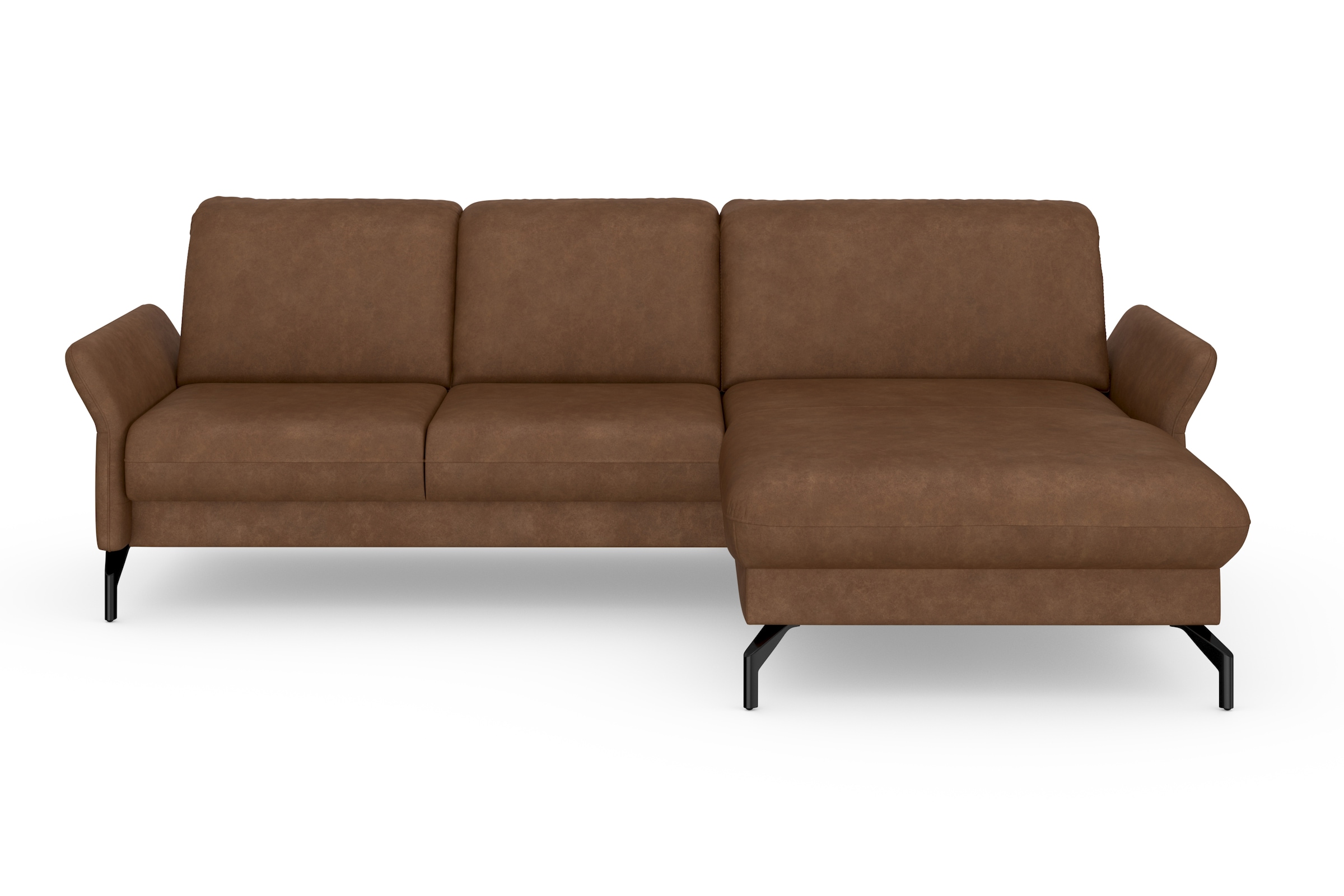 sit&more Ecksofa »Fashion L-Form«, wahlweise mit Kopfteilverstellung und Vorziehsitz, motorisch
