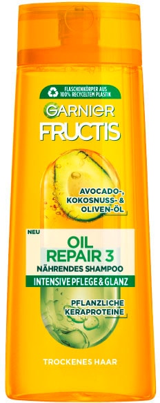 GARNIER Haarshampoo »Garnier Fructis Oil Repair 3 Shampoo«, (Set, 6 tlg.), Intensive Pflege für trockenes Haar