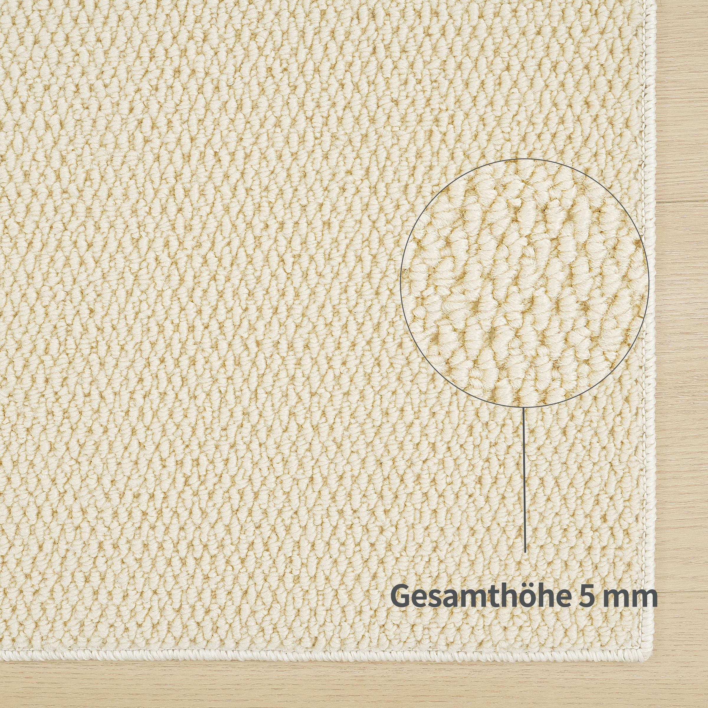 my home Teppich »Lilia«, rechteckig, 5 mm Höhe, Sisal-Optik, Wohnzimmer, Schlafzimmer, Esszimmer