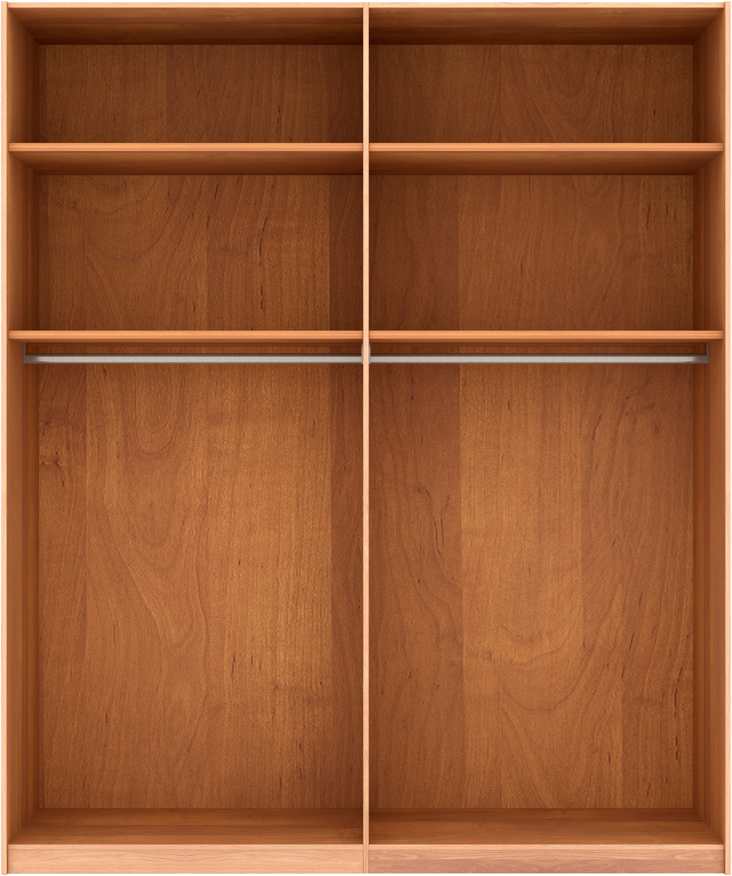 Musterring Schwebetürenschrank »Sorrent, Kleiderschrank«, (Teilmassiv Eiche, MADE IN GERMANY), Türen in Eiche massiv mit Kassetten-Optik, verschiedene Maße verfügbar