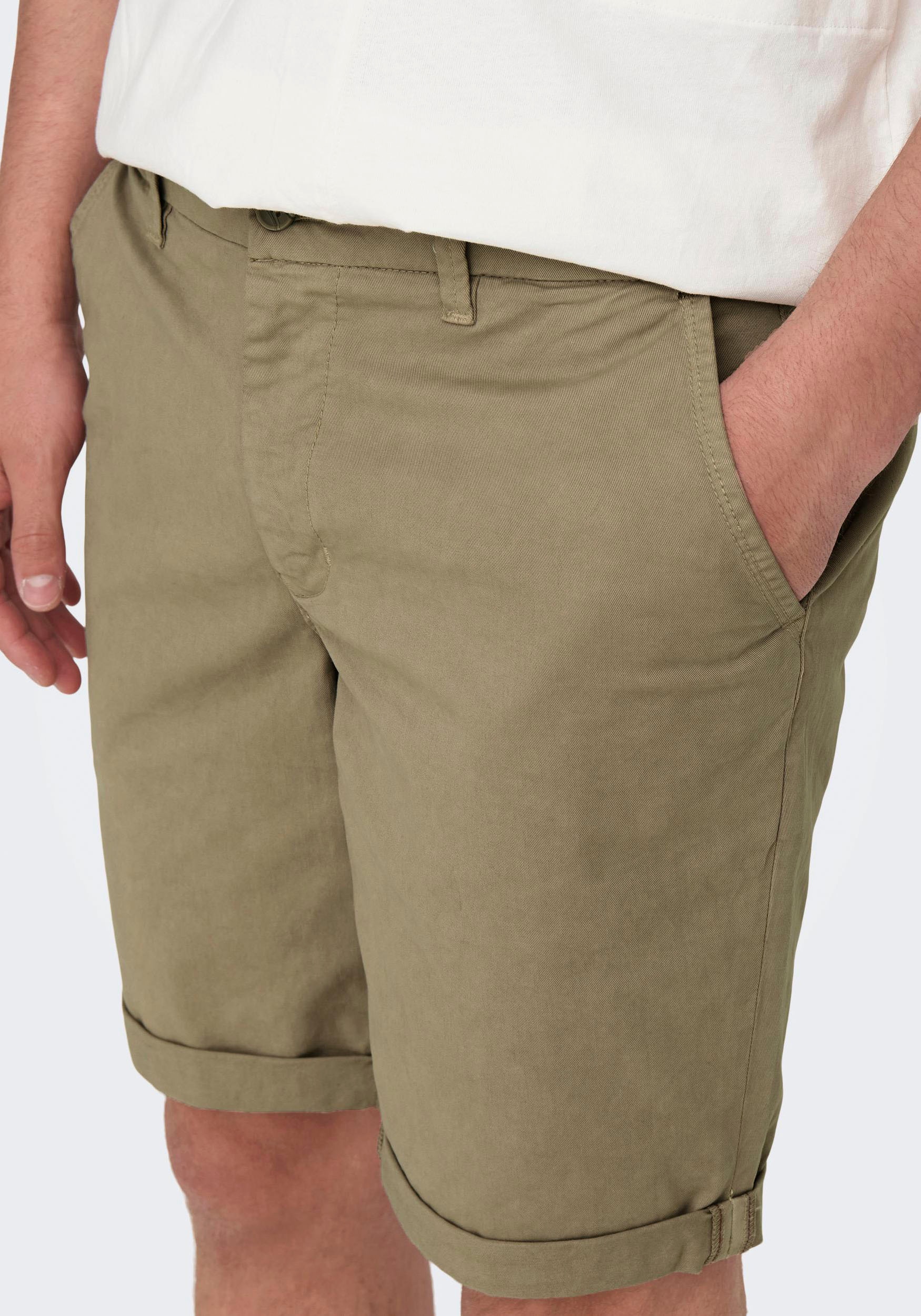 3. Bild von ONLY & SONS Jeansshorts »ONSPETER REG TWILL 4481 SHORTS NOOS«
