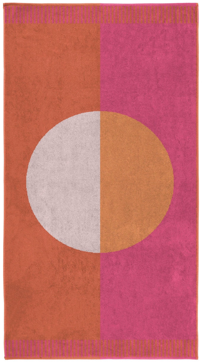 Seahorse Strandtuch »Colorblock Circle«, (Packung, 1 St.), Trendy summer de günstig online kaufen