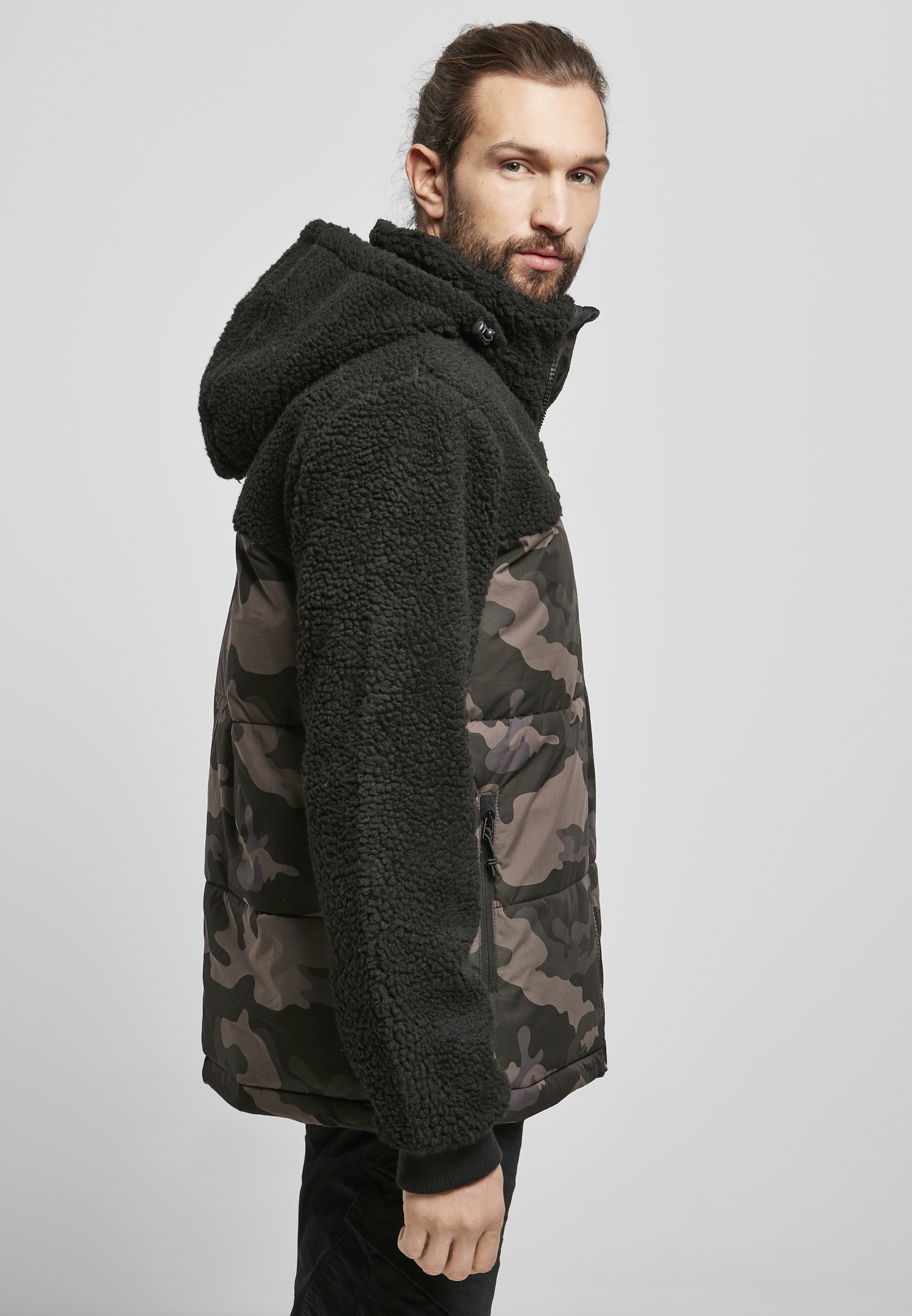 Brandit Allwetterjacke »Brandit Herren Jackson Teddyfleece Jacket« 1 Stk. tlg. ohne Kapuze