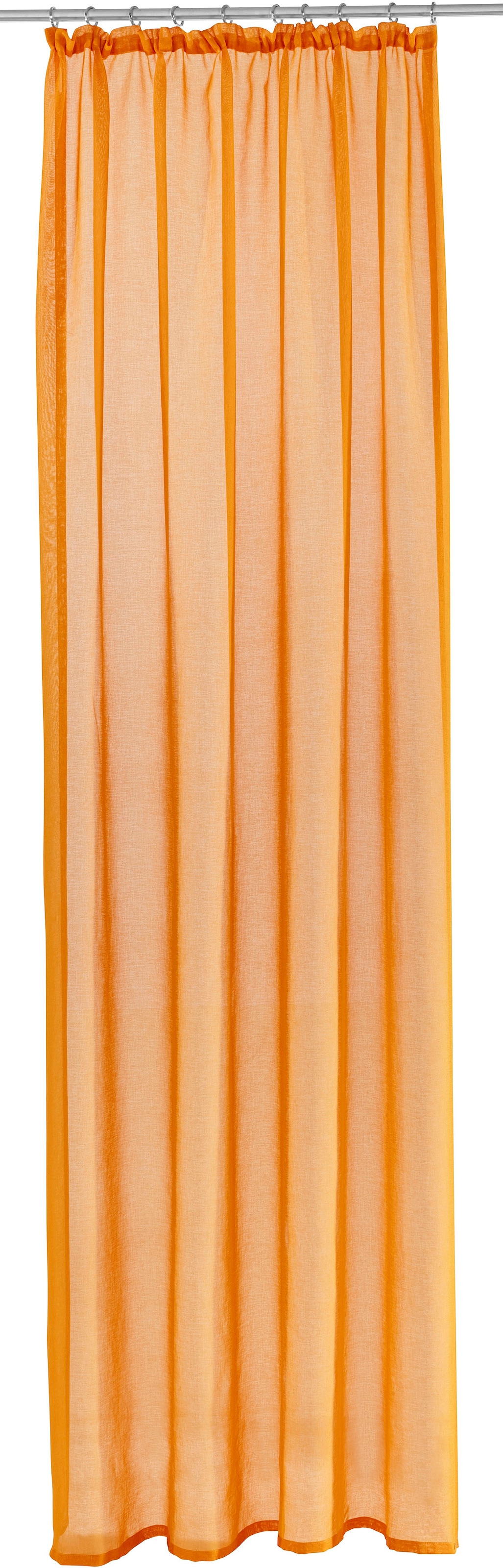 Guido Maria Kretschmer Home&Living Gardine »TENDER«, (1 St.), Leinen Optik mit Struktur, monochrom, Bestseller