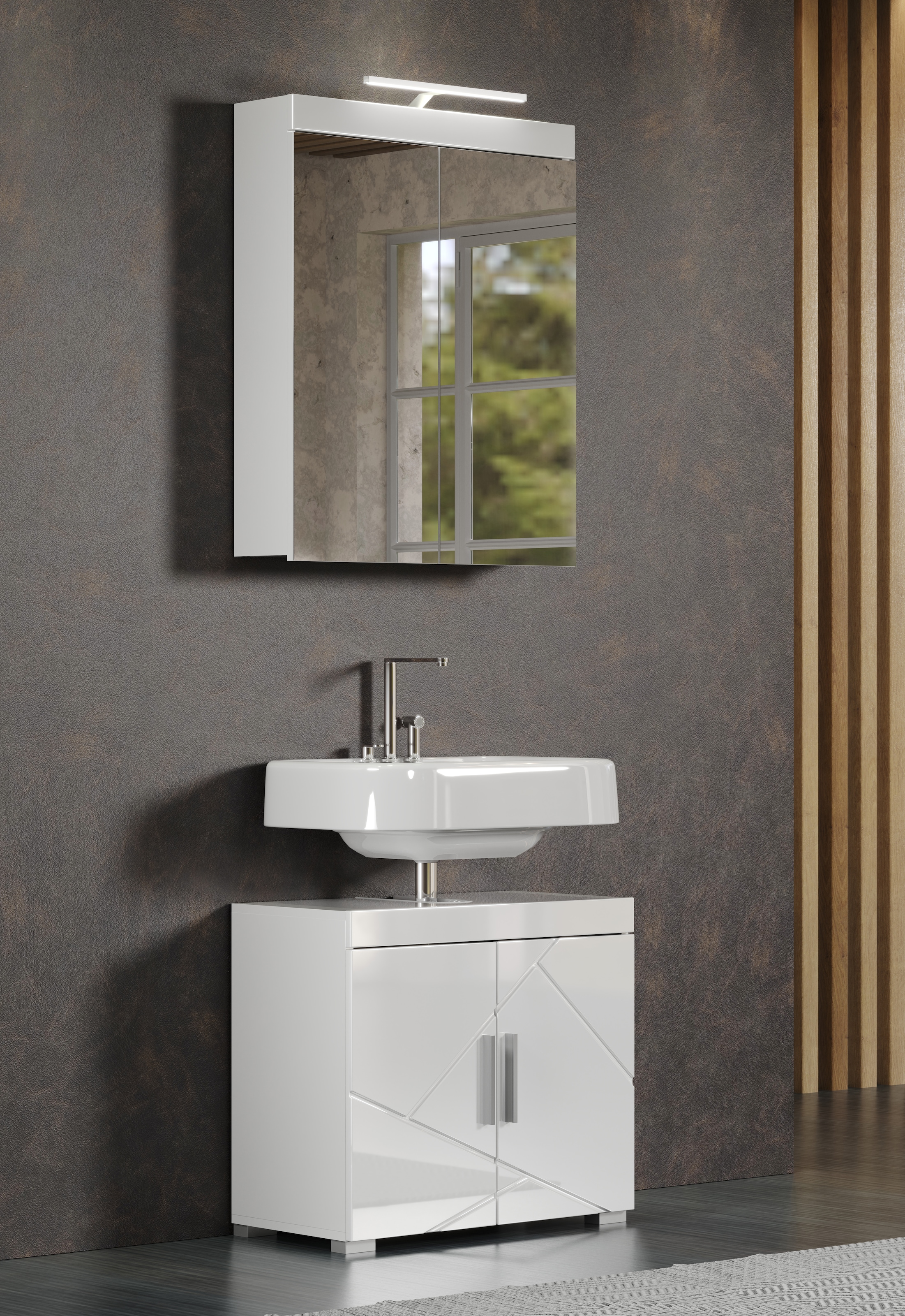 welltime Waschbeckenunterschrank »Avena« 1 Stk. tlg.