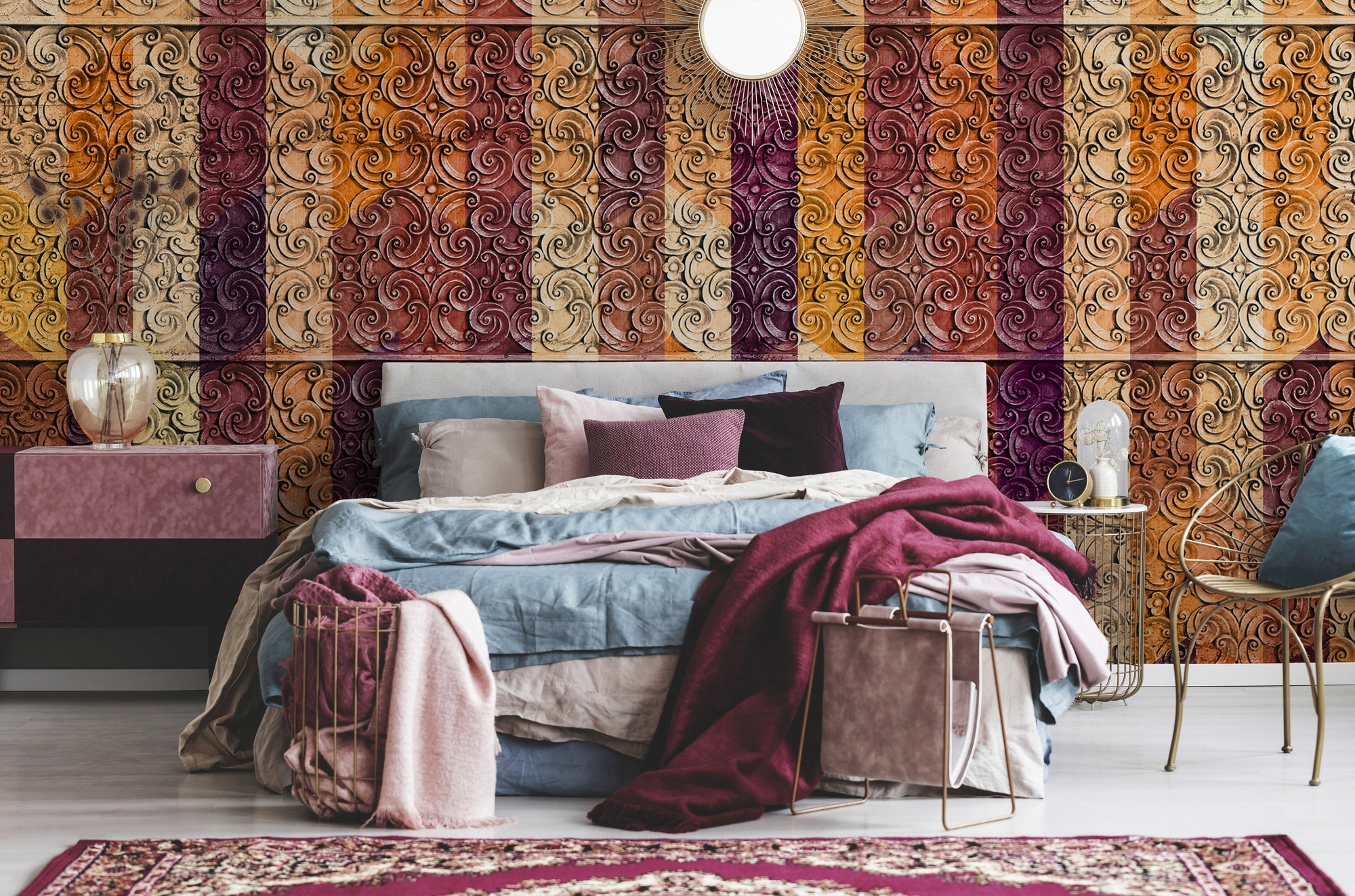 Architects Paper Fototapete »Atelier 47 Panelling Artwork 1« Barock glatt V günstig online kaufen