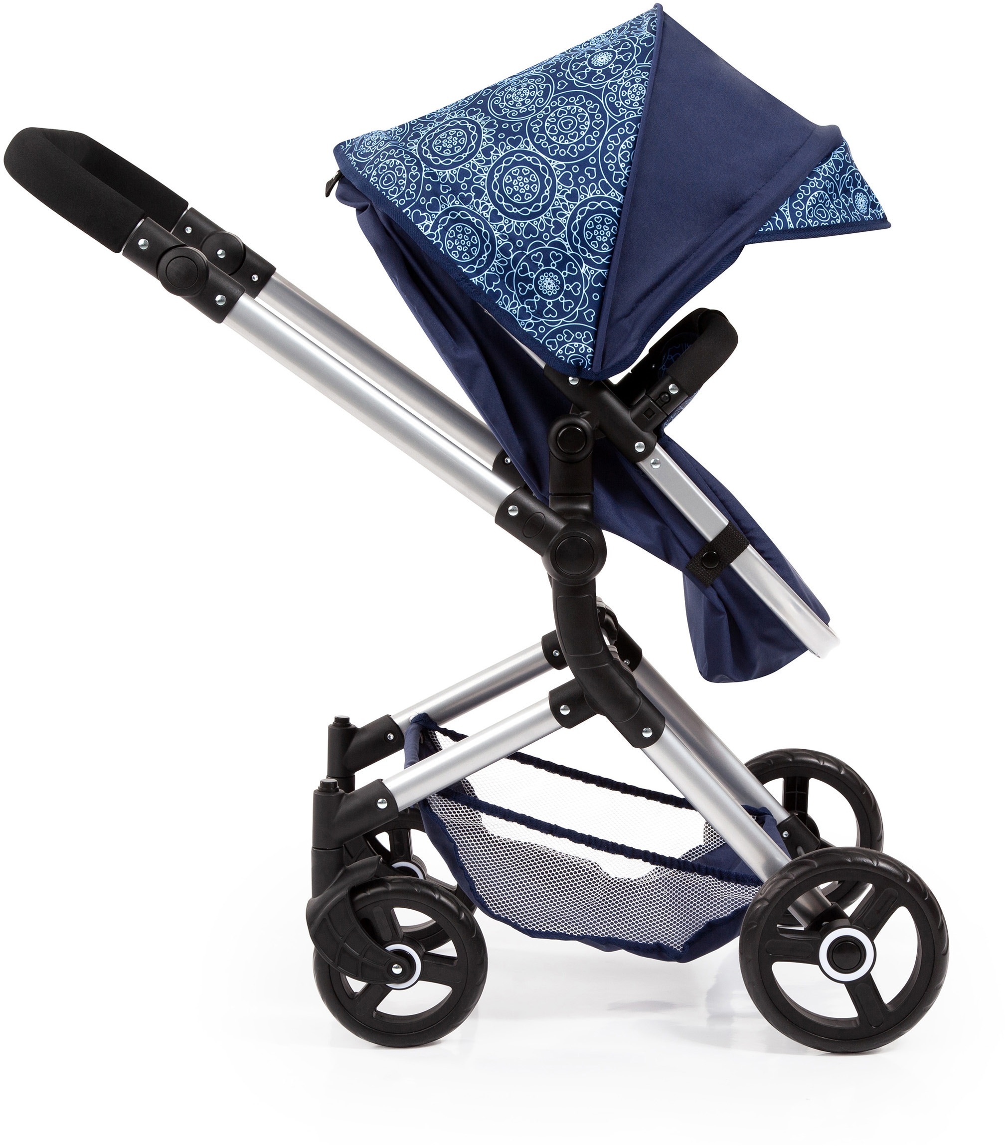 Bayer Kombi-Puppenwagen »Vario, Blau«, inkl. Wickeltasche