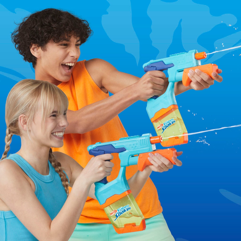 Hasbro Wasserpistole »Nerf, Super Soaker Dunk-Fill«, (Set, 2 tlg.)