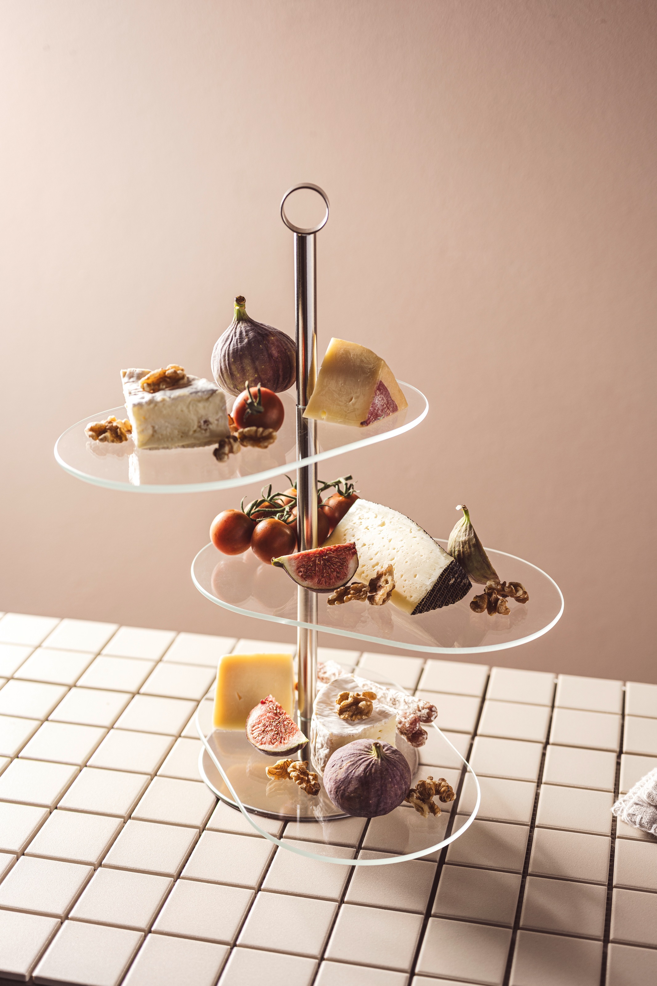 LEONARDO Etagere »CENA, 3 stufig - Höhe 39 cm, asymetrisch«, Servieretagere günstig online kaufen