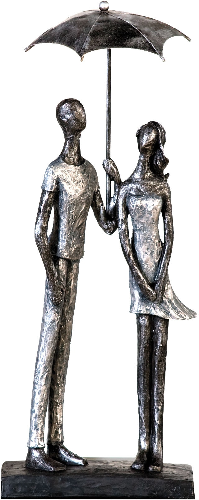 Casablanca by Gilde Dekofigur »Skulptur Umbrella, silber«, Dekoobjekt, Höhe günstig online kaufen