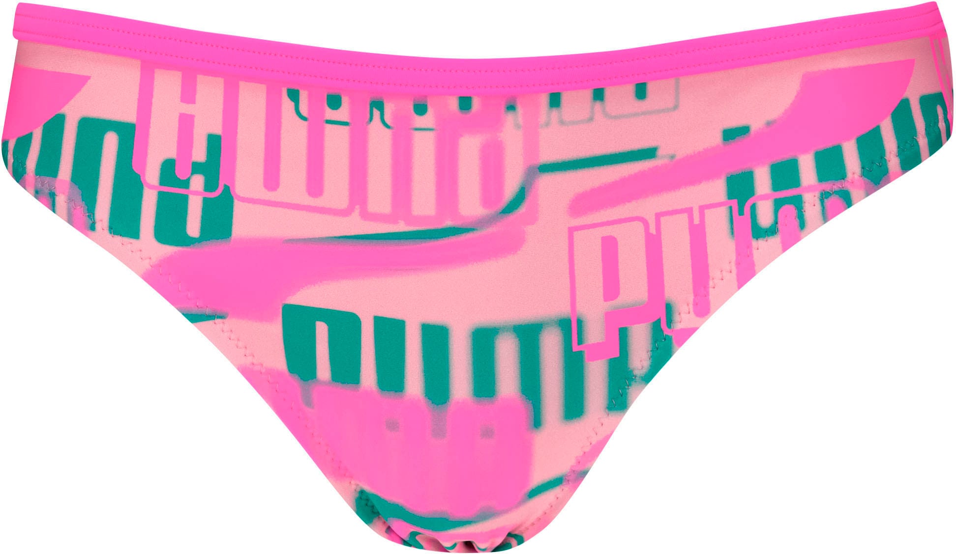 online (Set), Bustier-Bikini, Mädchen-Bikini bei PUMA allover mit Logoprint