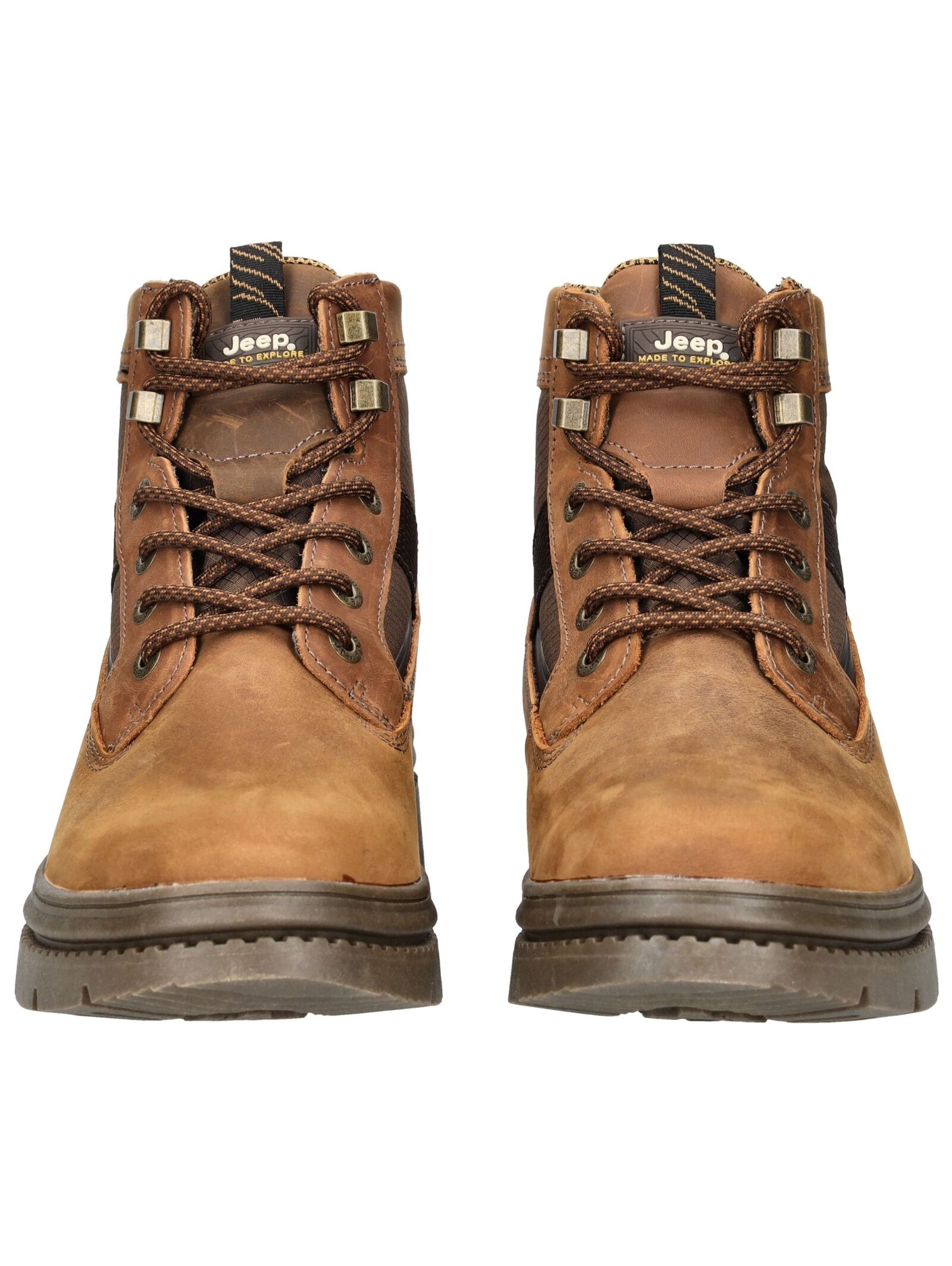 Jeep Schnürstiefelette »Jeep Stiefelette Leder/Textil«