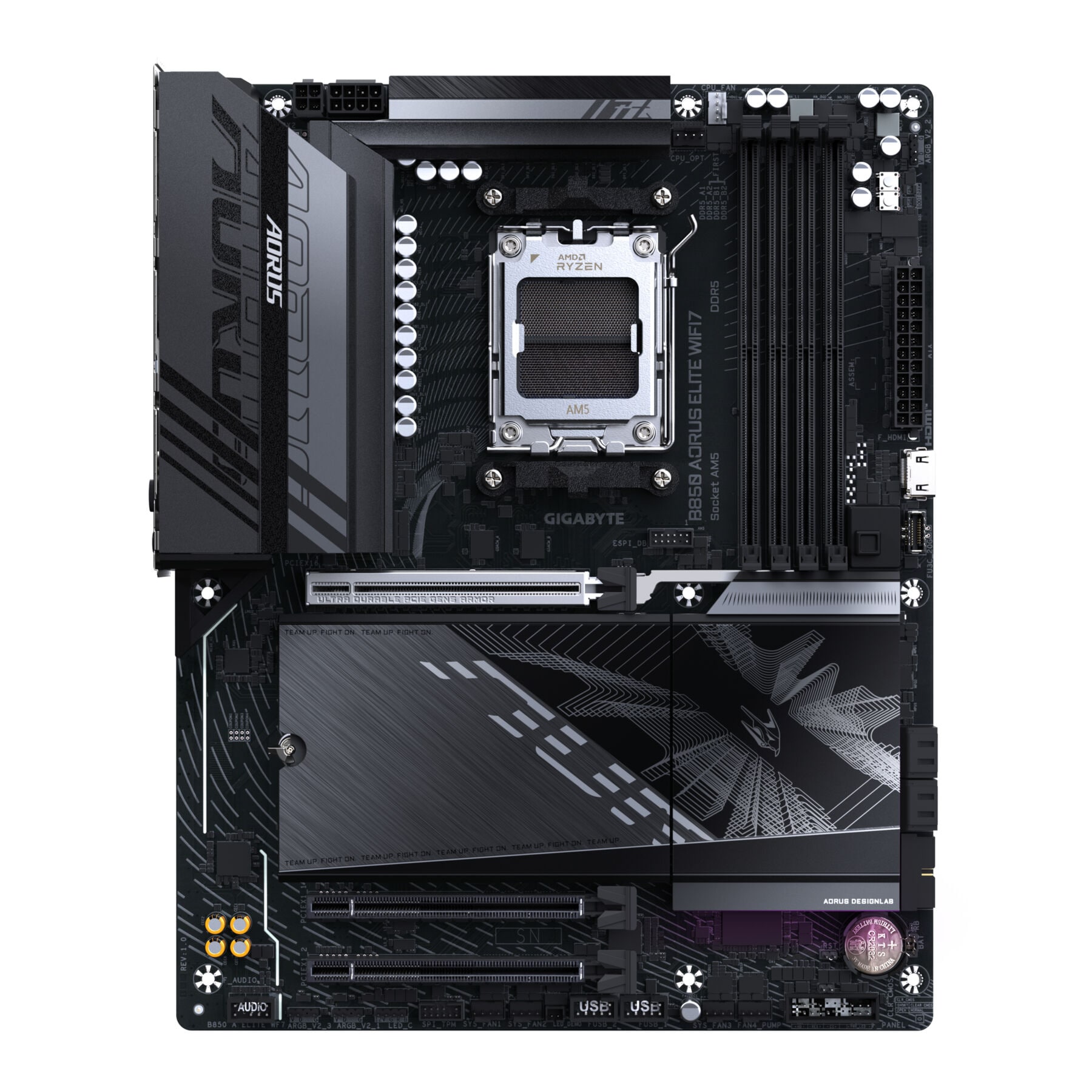 Gigabyte Mainboard »B850 AORUS ELITE WIFI7 Motherboard - AMD Ryzen 9000 Serie CPUs, 14+2+2«