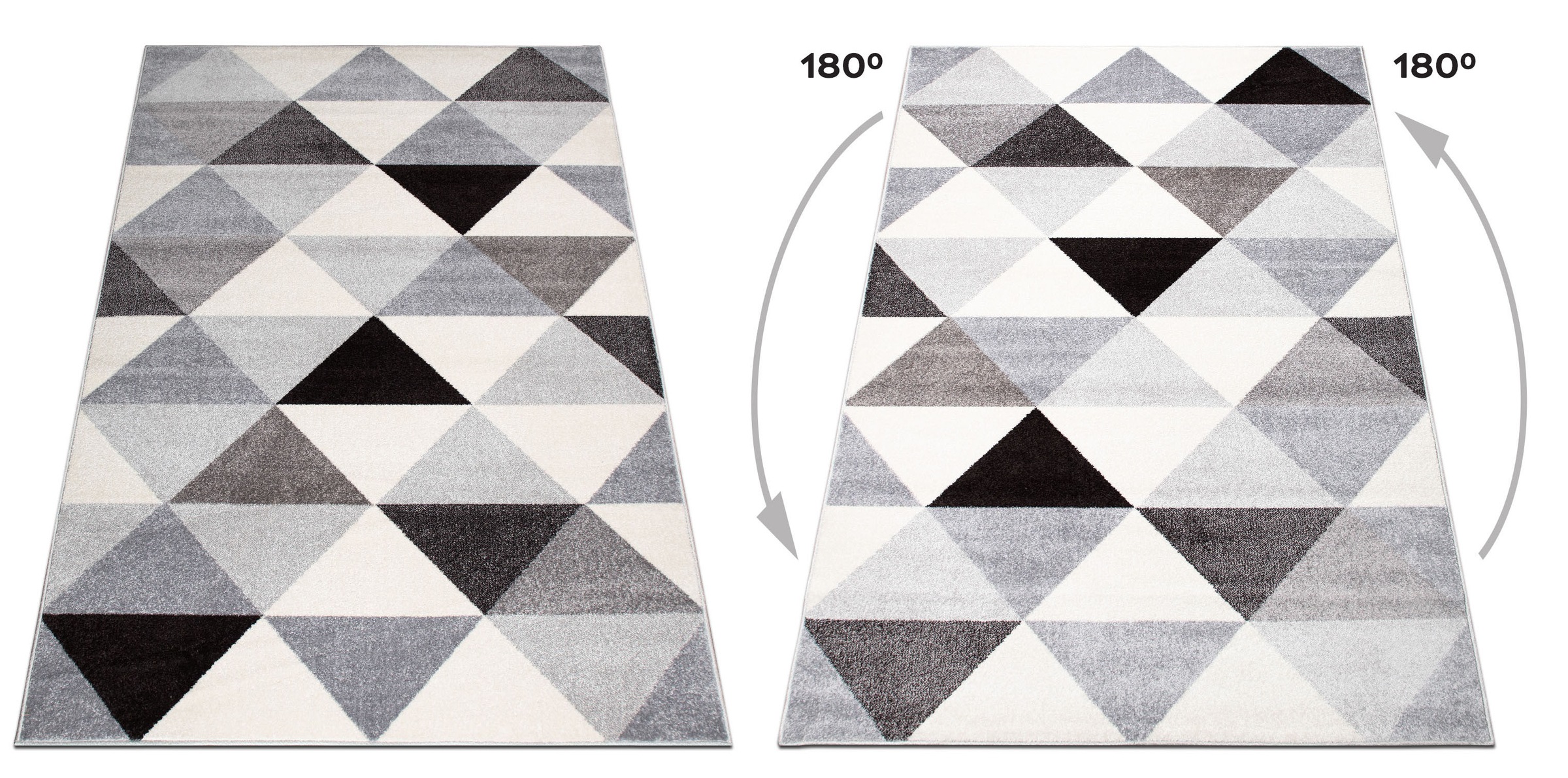 my home Teppich "Berlad Geo" rechteckig 9 mm Höhe mit besonders weichem Flo günstig online kaufen