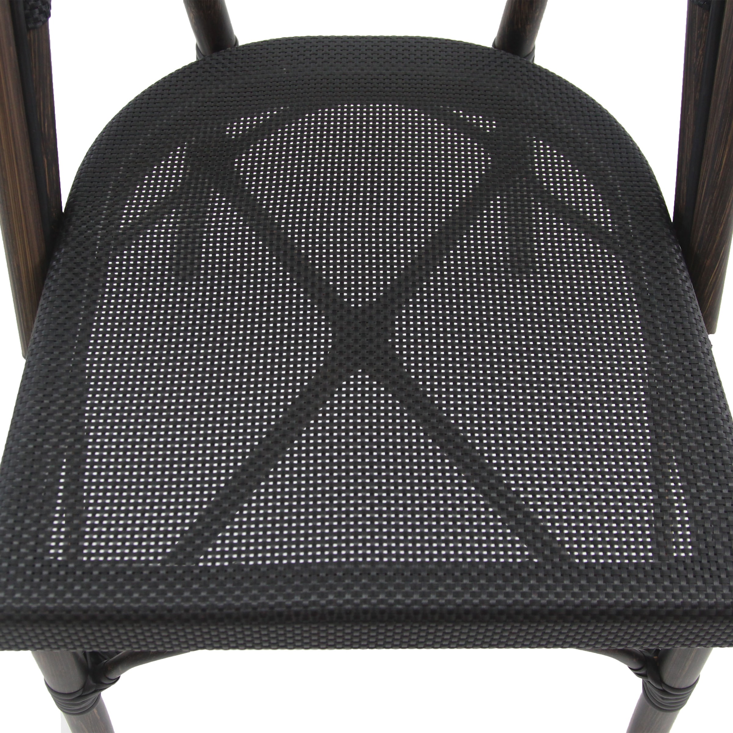 Essentials Bistrostuhl »Paris«, 1 St., Textil – Wenige, schwarz Mesh
